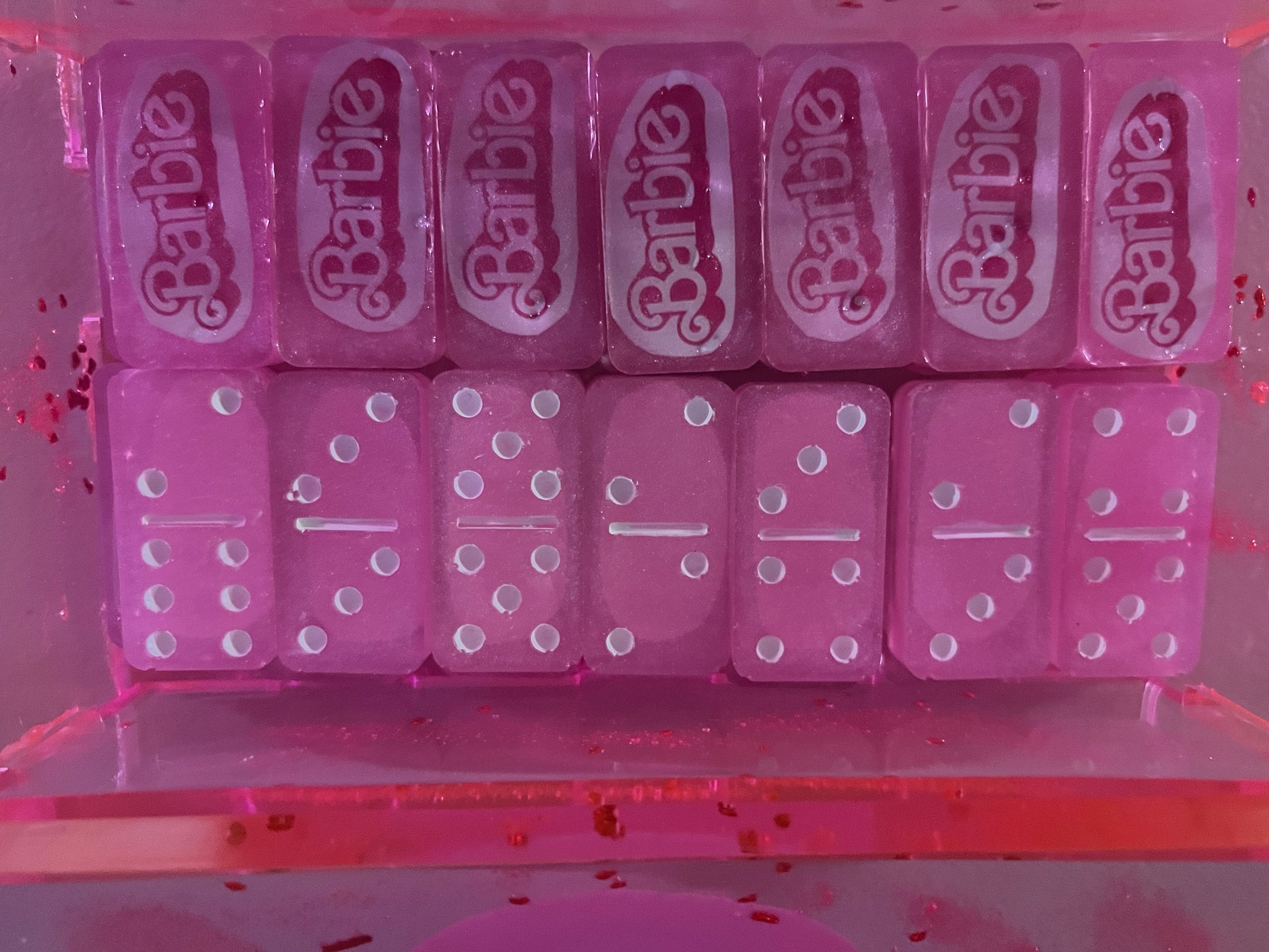 Barbie Inspired Custom Domino Set