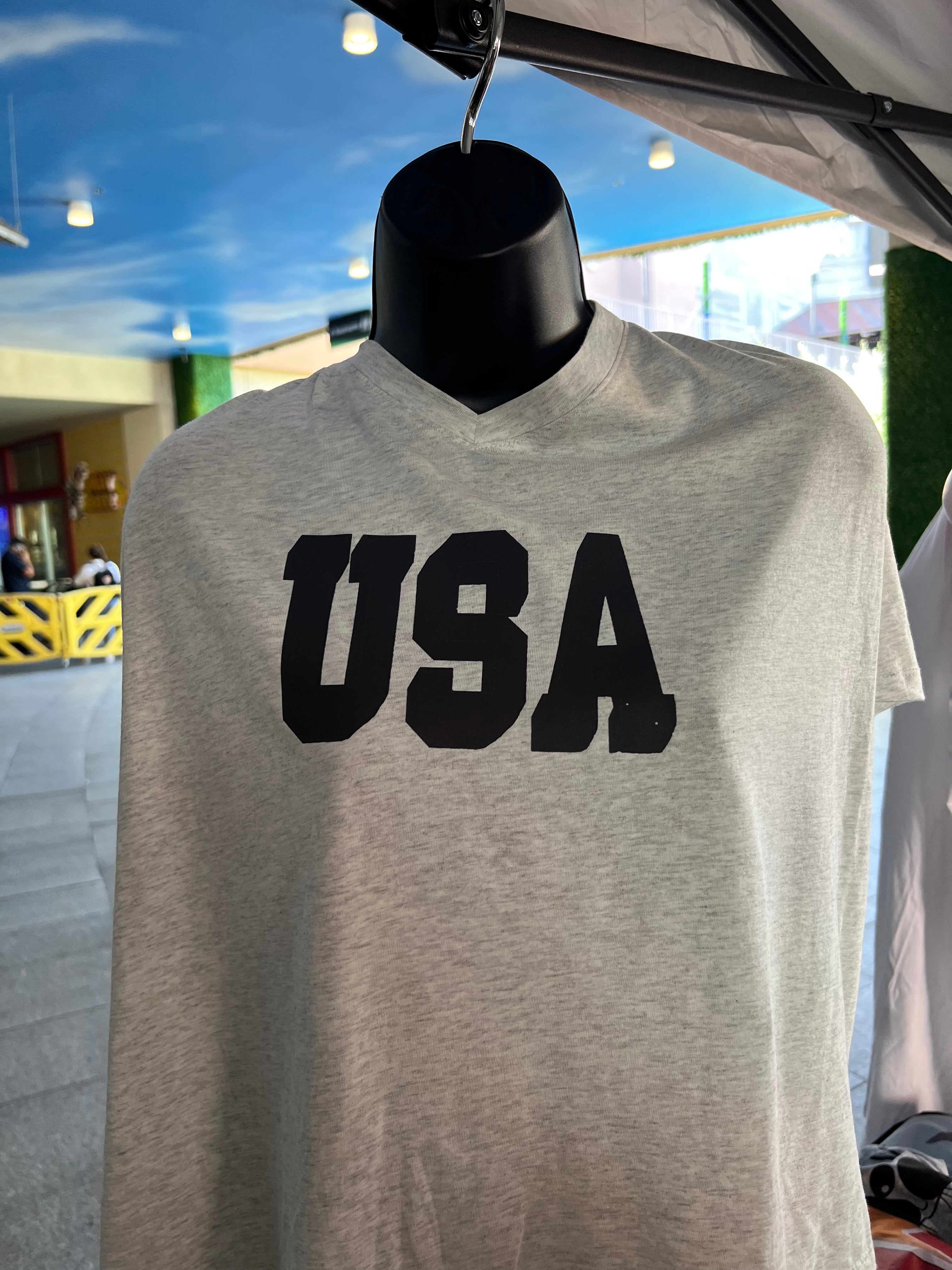 T-shirt with “USA” Graphic Designs