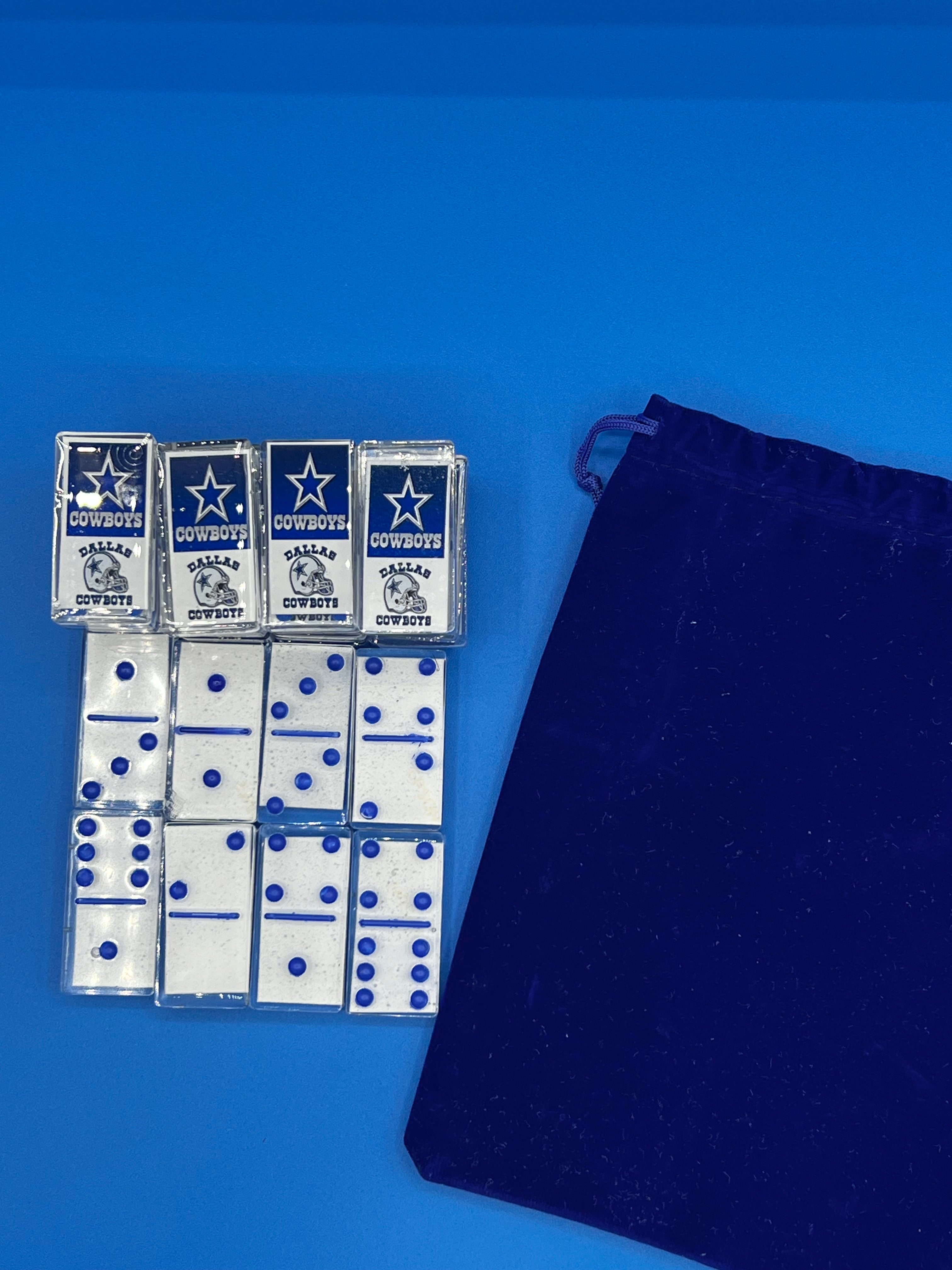 Dallas Cowboys Inspired Custom Domino Set