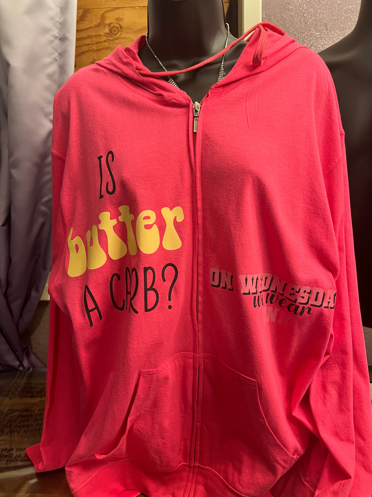 Summer Zippered Hoodie with Burn Book Designs