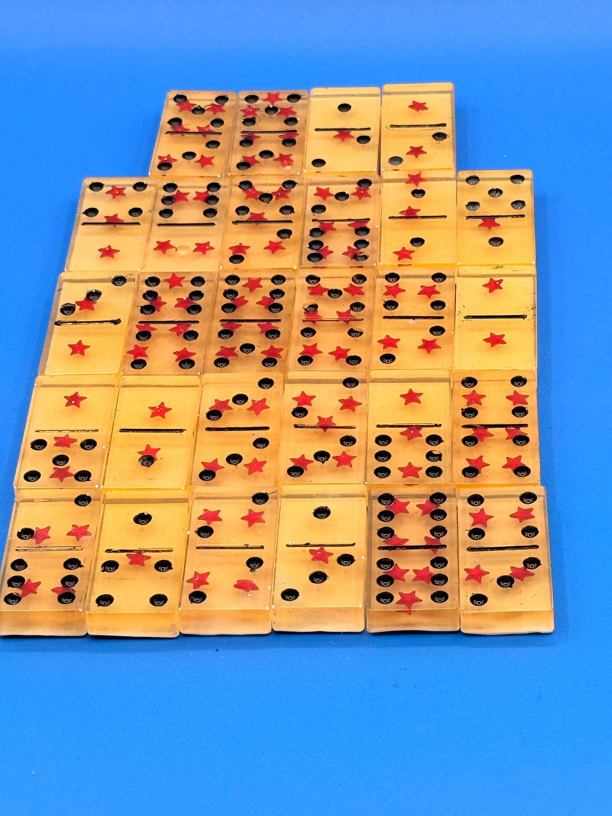 Purple & Gold Anime-Inspired Custom Resin Domino Set