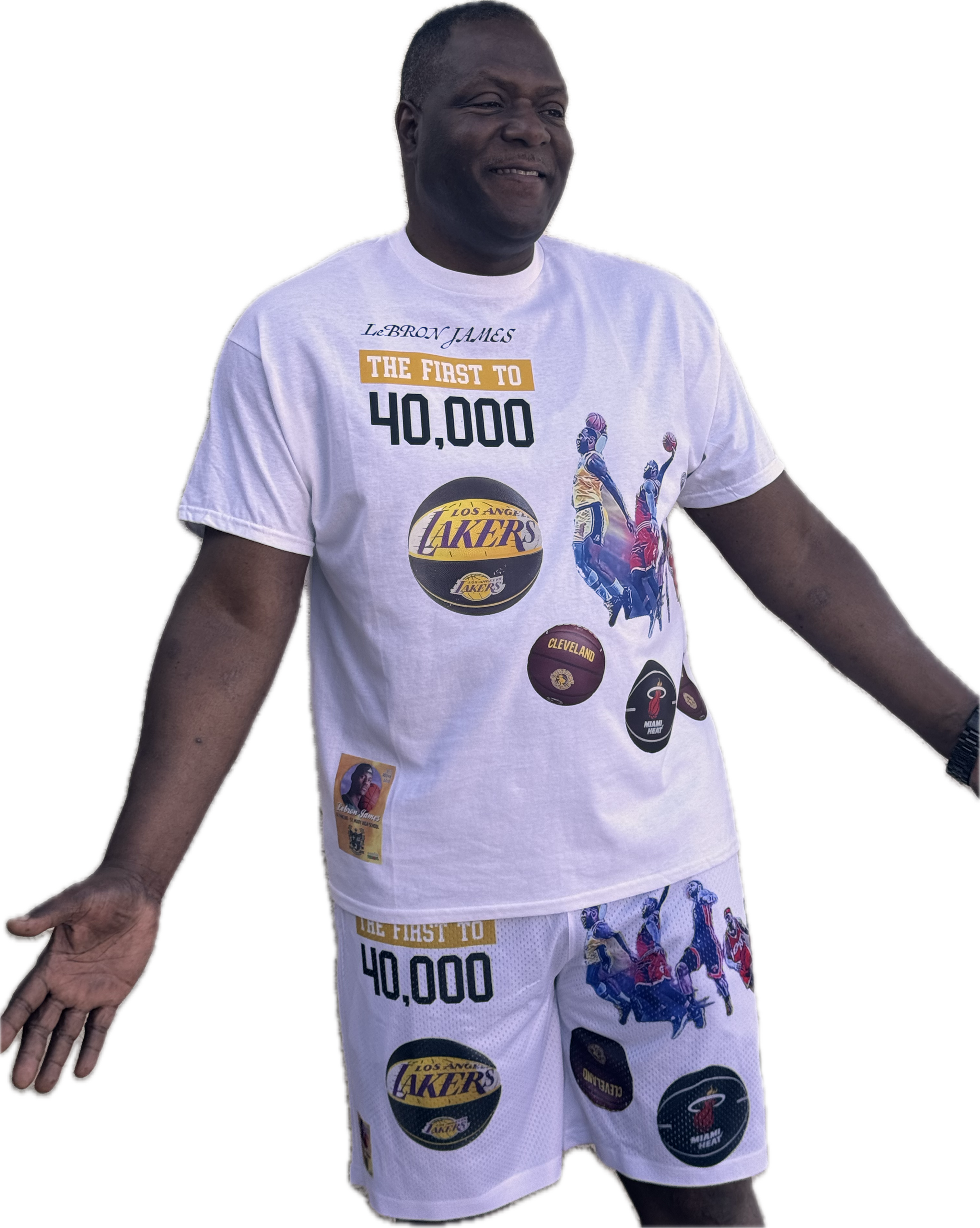 LeBron James “First to 40,000” Tribute Set – Limited Edition Two-Piece Outfit
