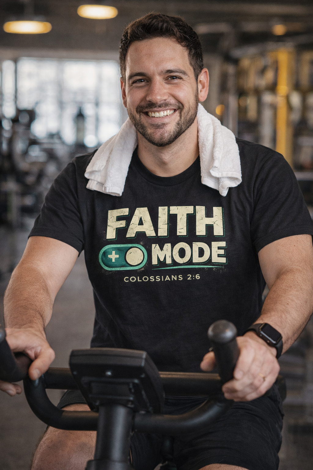 Faith Mode Christian T-Shirt – Colossians 2:6