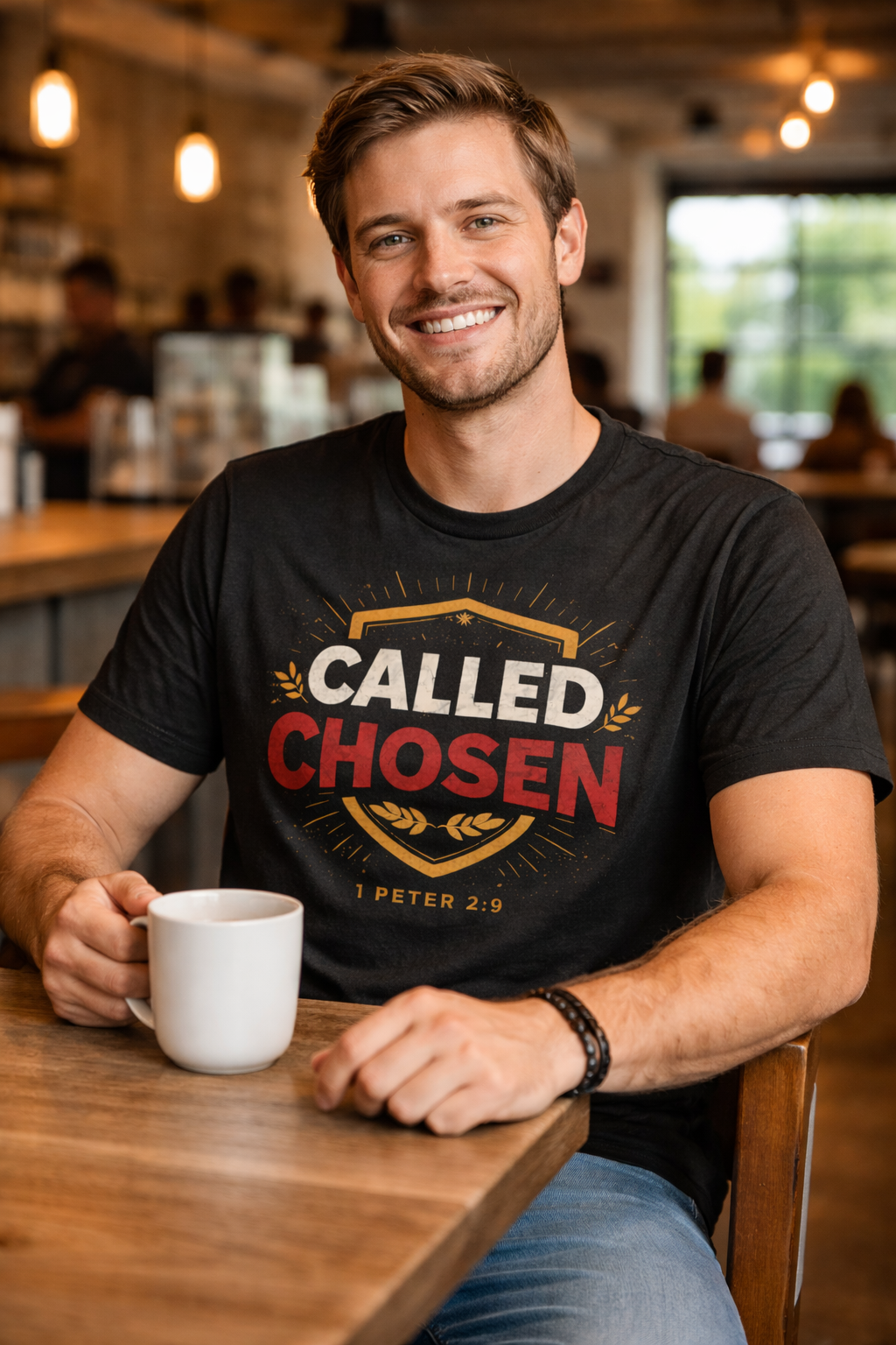 π‘οΈ Called & Chosen β Christian Scripture T-Shirt (1 Peter 2:9)