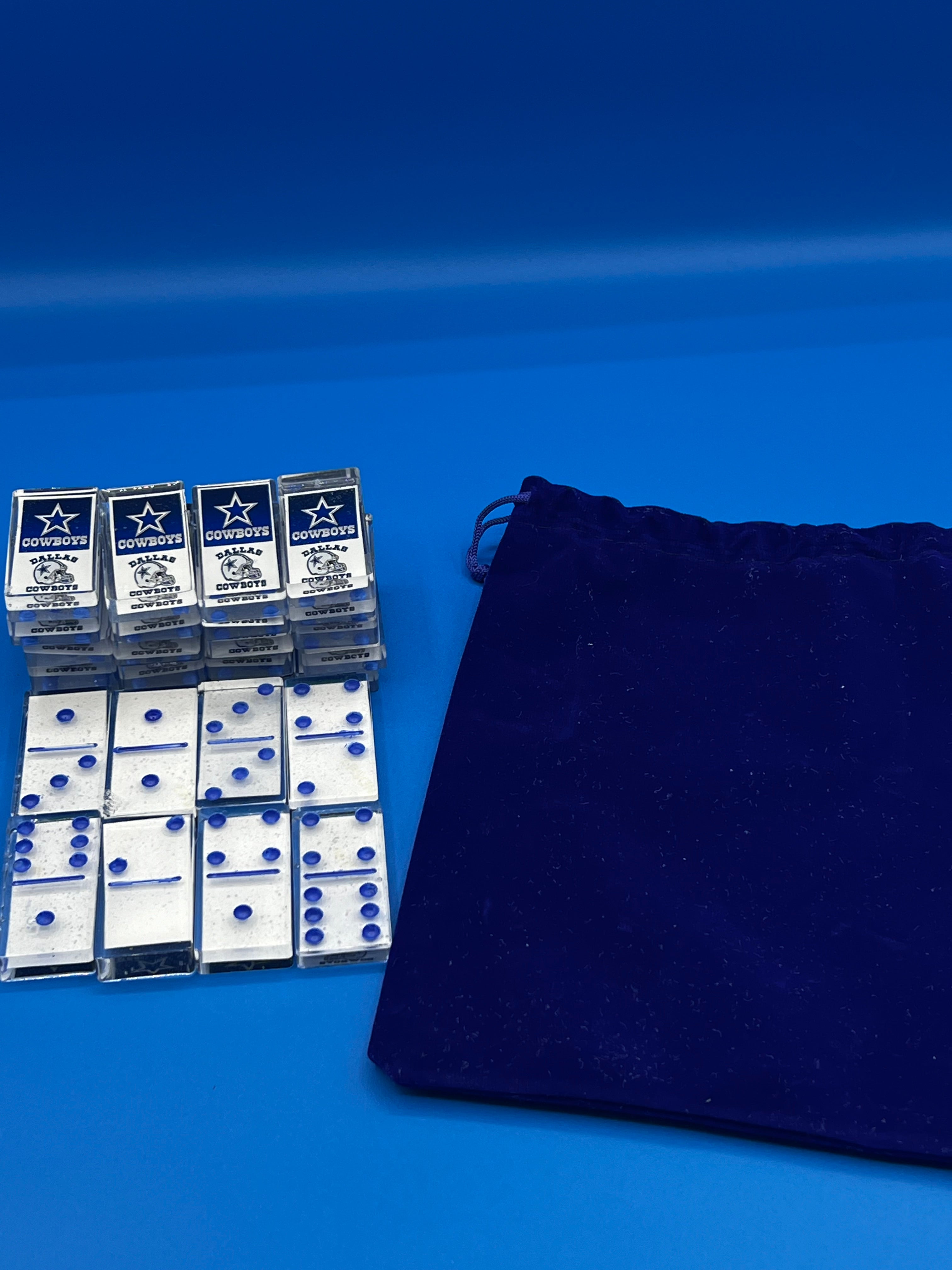 Dallas Cowboys Inspired Custom Domino Set
