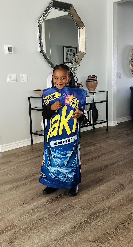 Blue Heat Takis Costume – One Size Fits Most Children