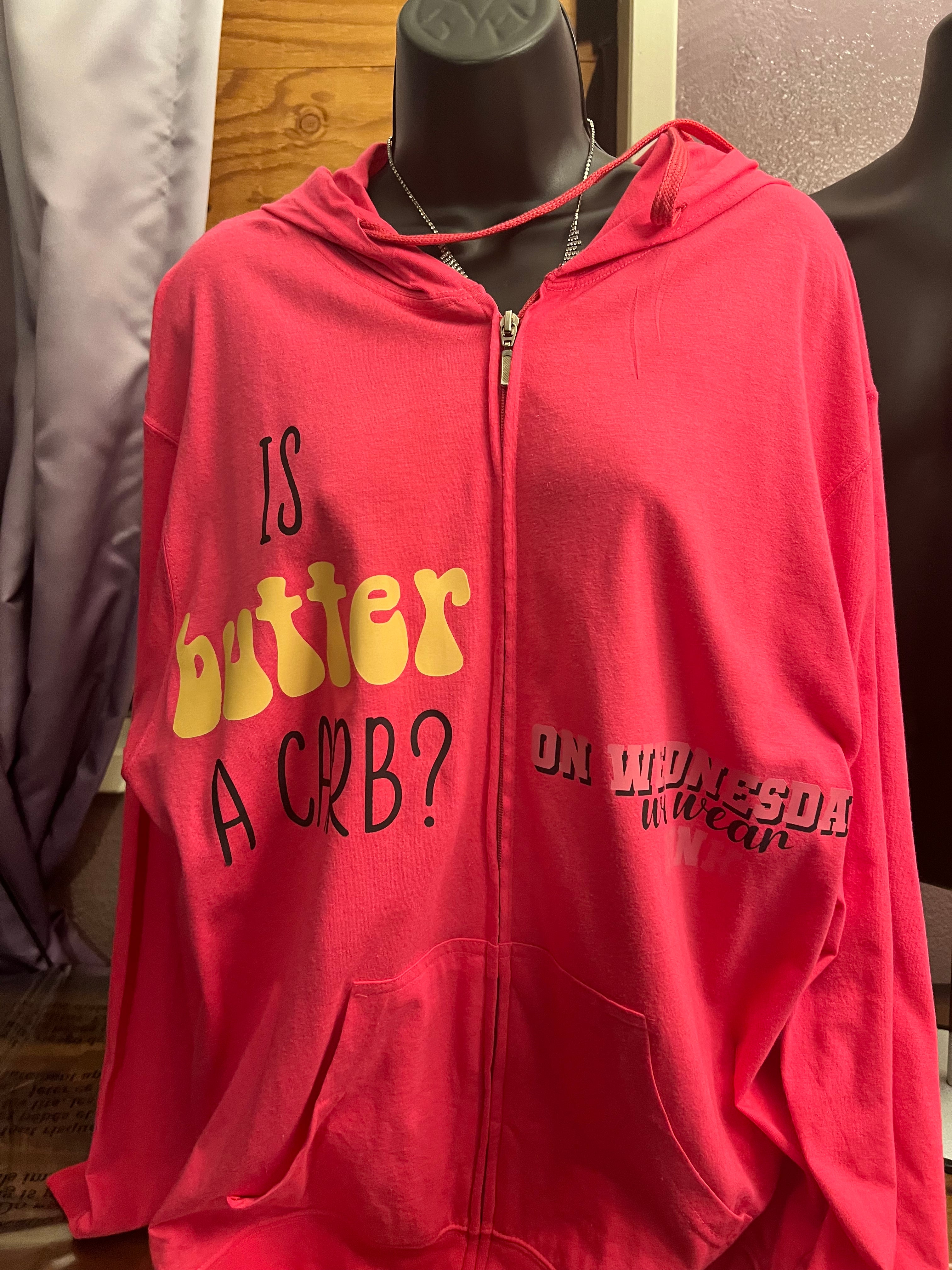 Summer Zippered Hoodie with Burn Book Designs