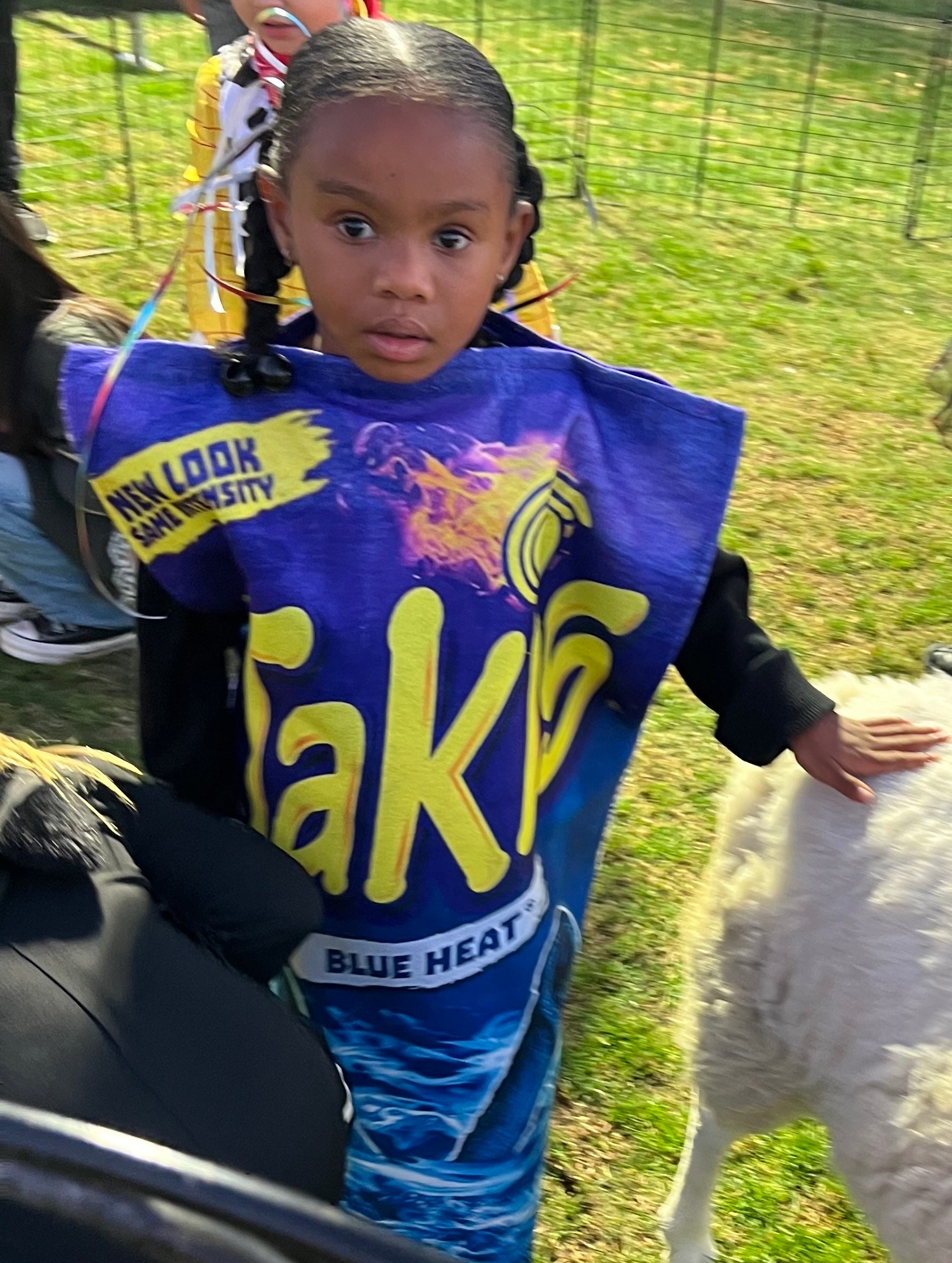 Blue Heat Takis Costume โ One Size Fits Most Children