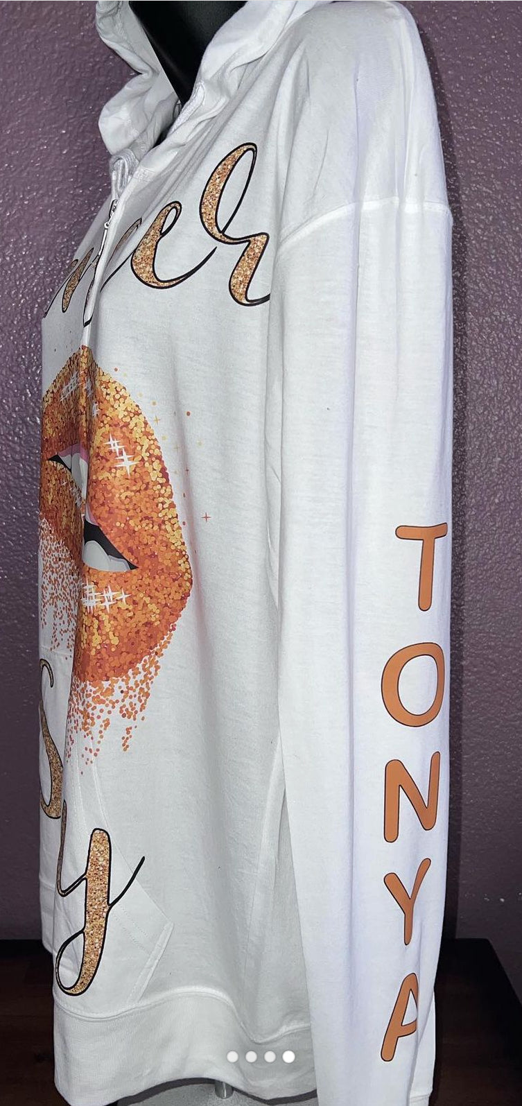 Summer Zippered Hoodie with Cancer Design