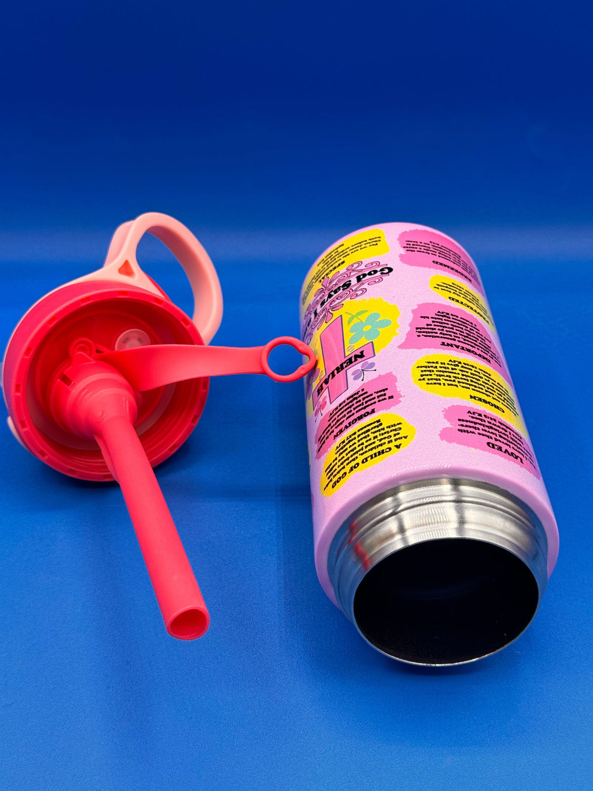 12 oz. Kids My Affirmation Water Bottle/Sippy Cup Kids Tumbler