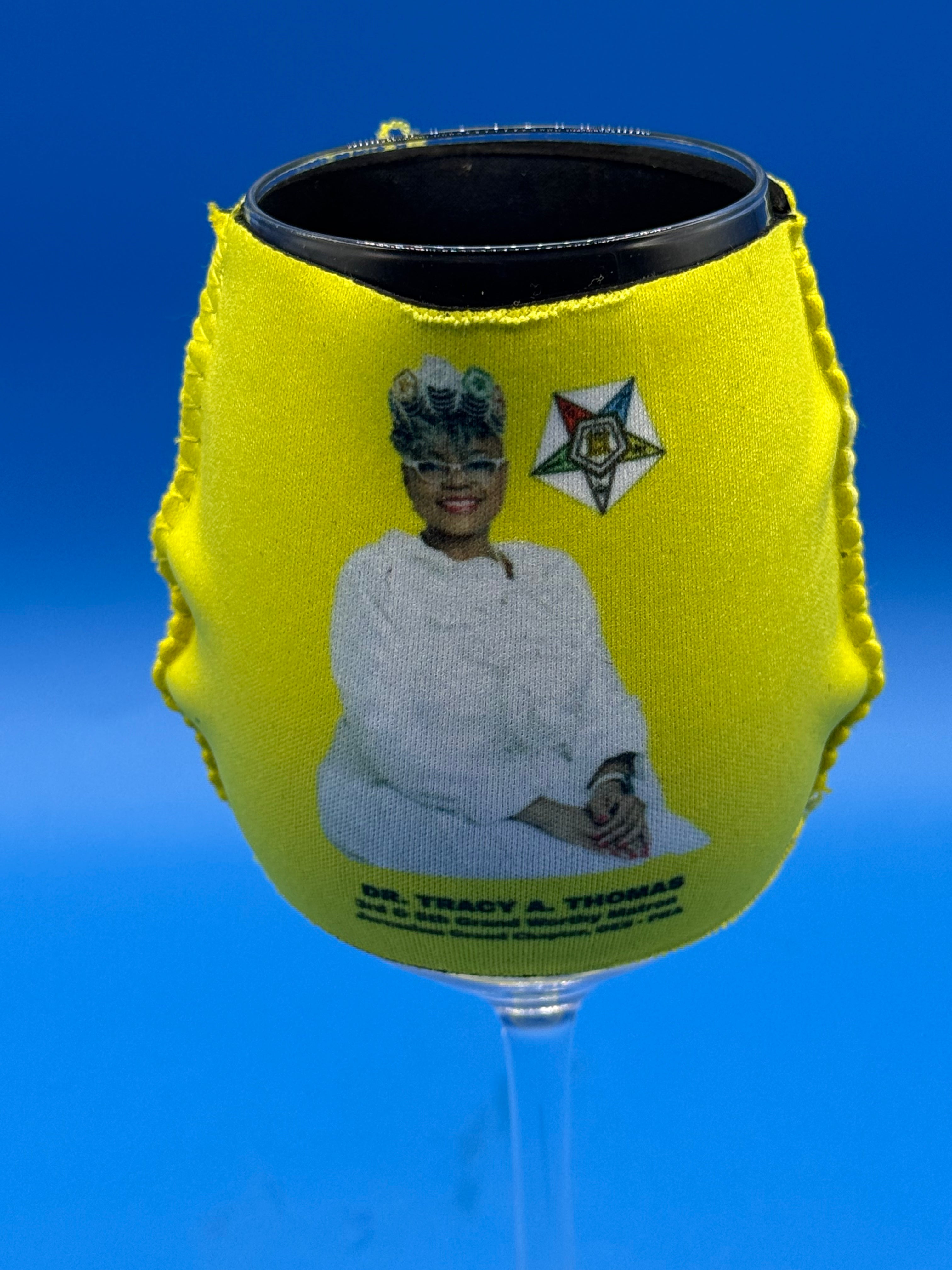 Custom Wine Glass Sleeve and Base Cover