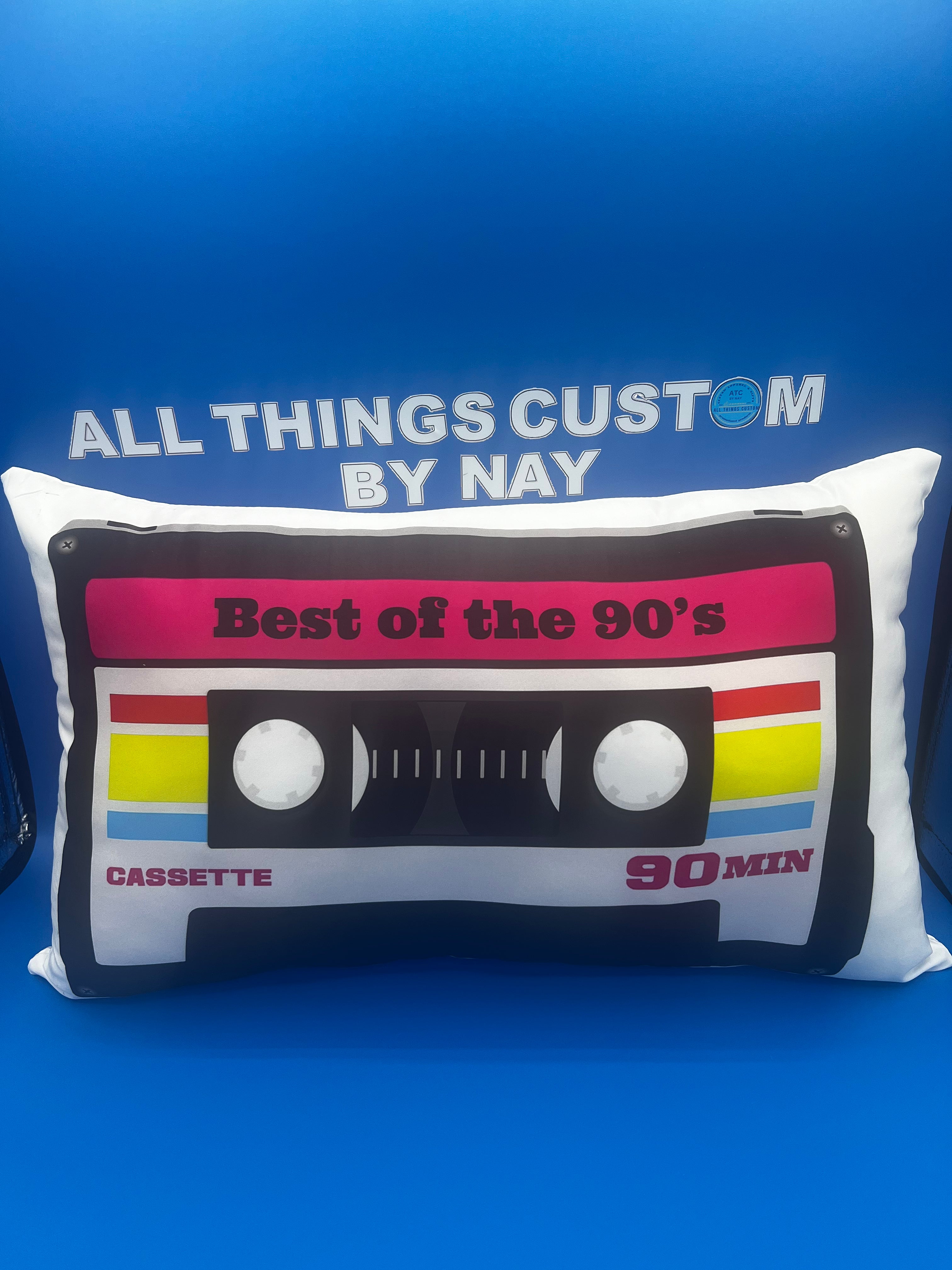 Cassette Tape Pillow