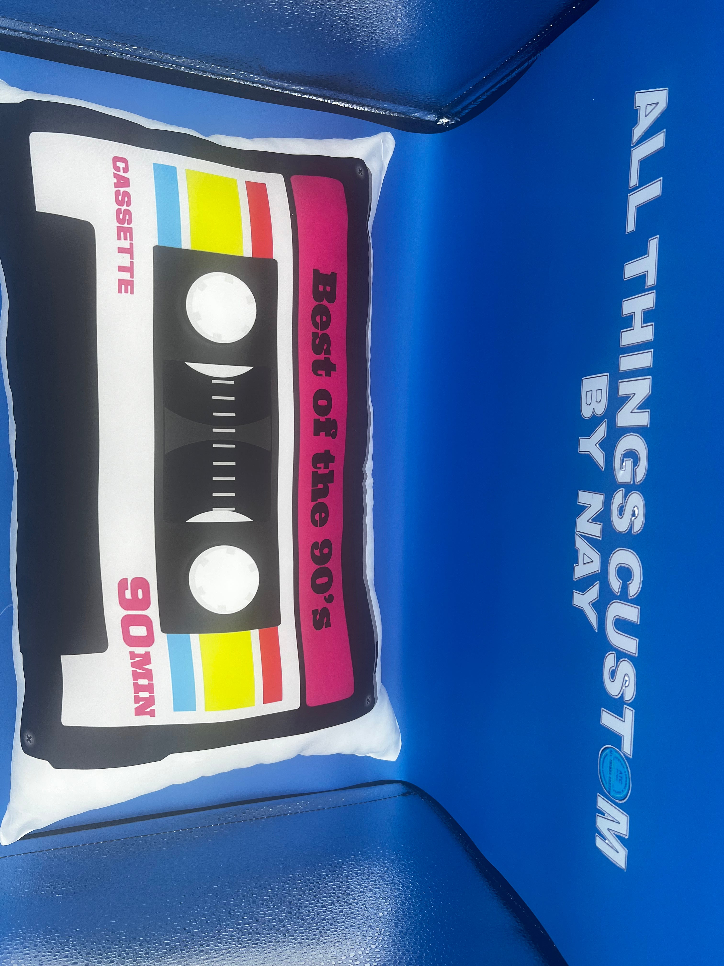 Cassette Tape Pillow