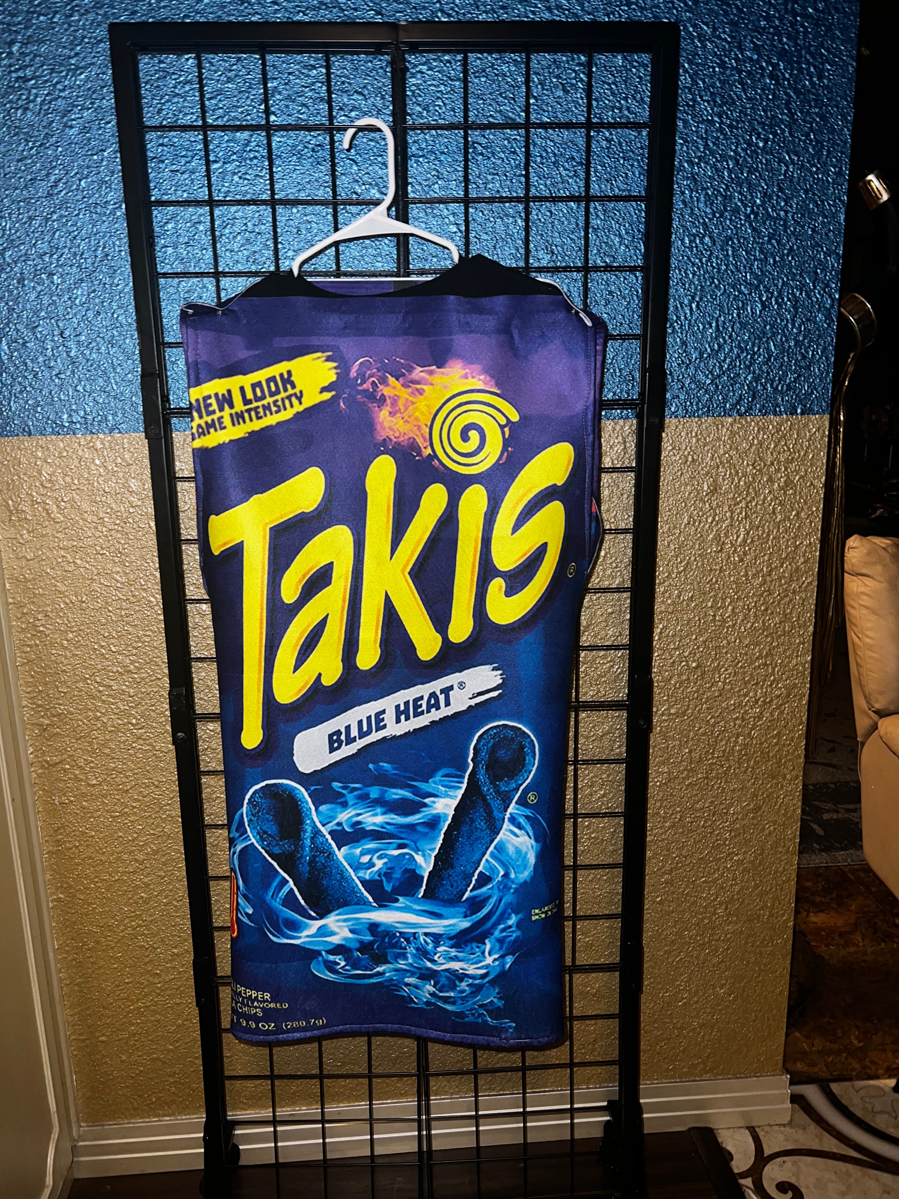 Blue Heat Takis Costume โ One Size Fits Most Children