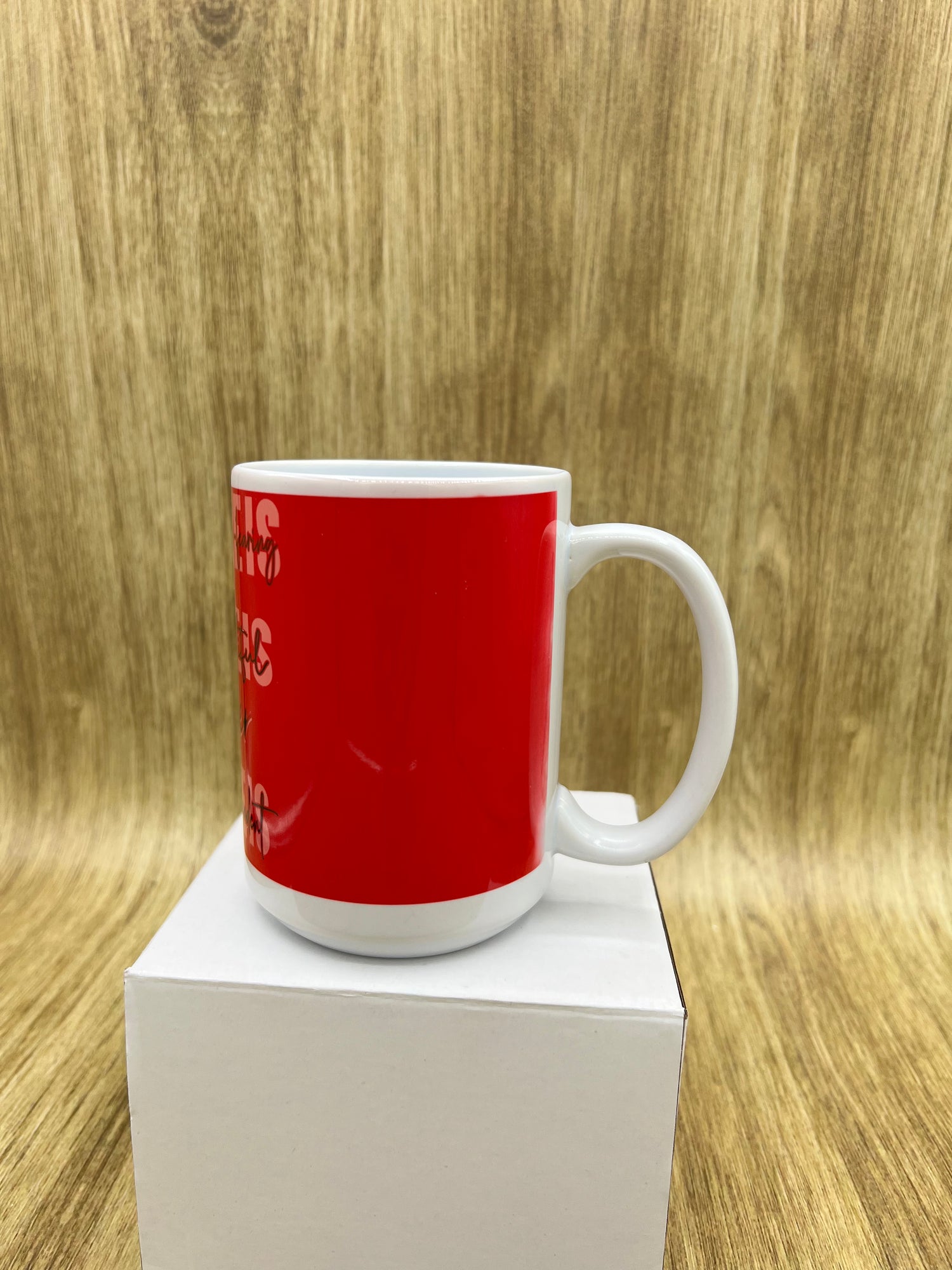 Mug with "She Is” Graphic