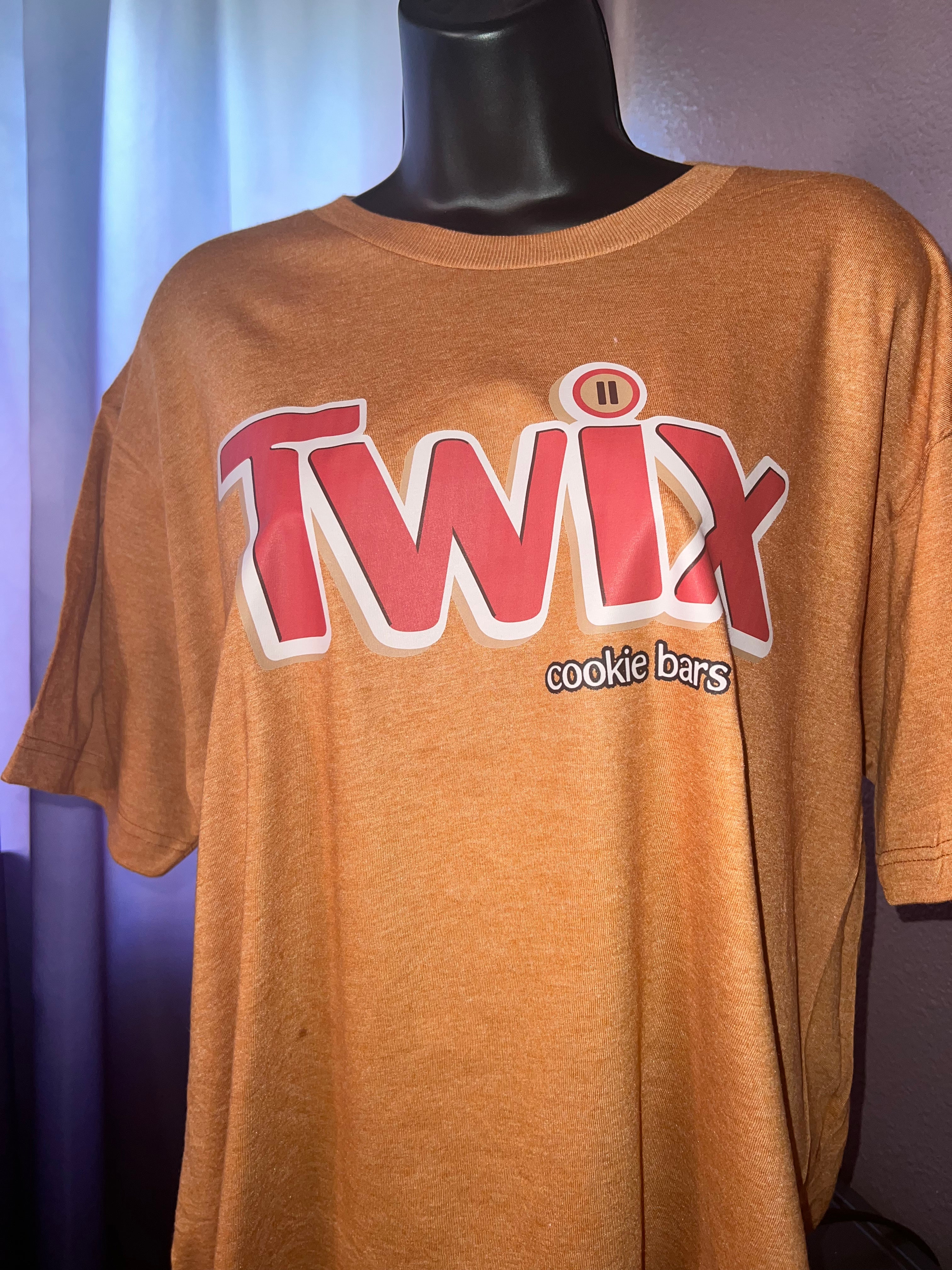 T-shirt with Twix Graphic Design