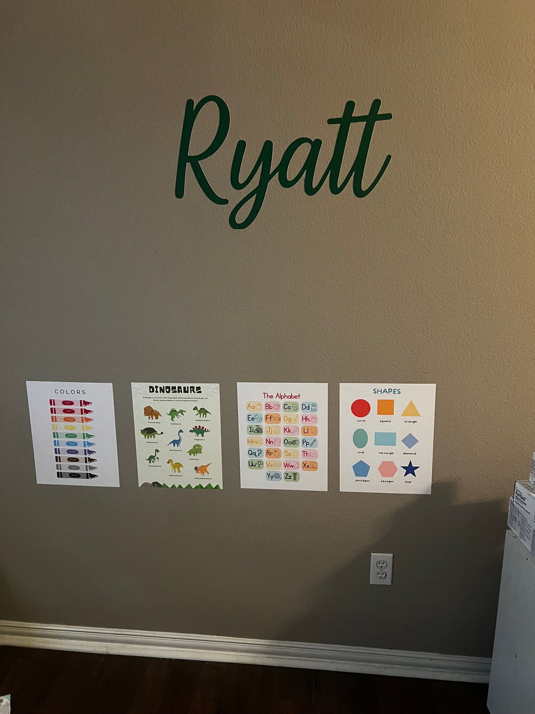 Personalized Name Wall Decal – Custom Vinyl Wall Art for Kids’ Room