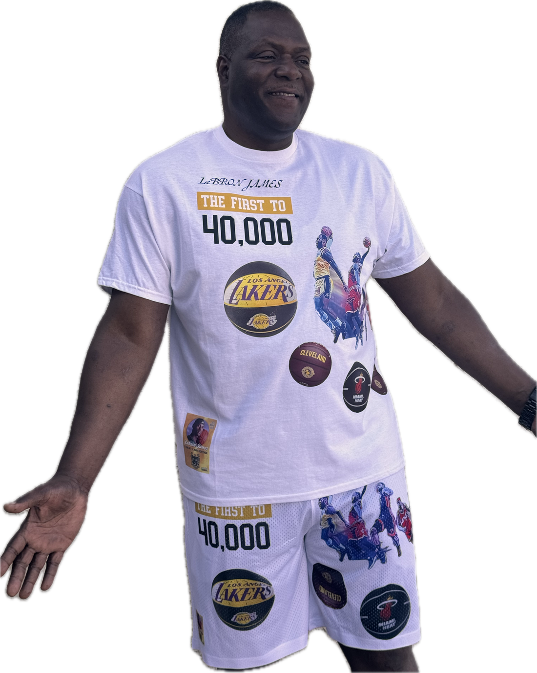 LeBron James “First to 40,000” Tribute Set – Limited Edition Two-Piece Outfit
