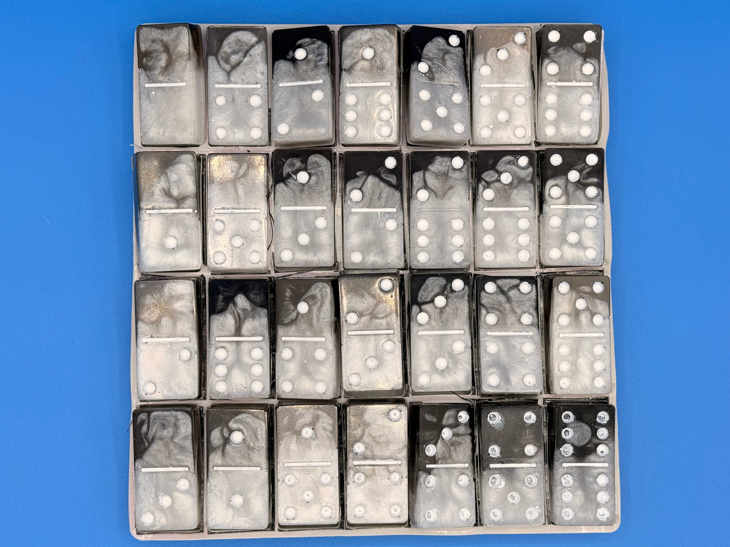 Custom Raiders-Inspired Dominoes Set