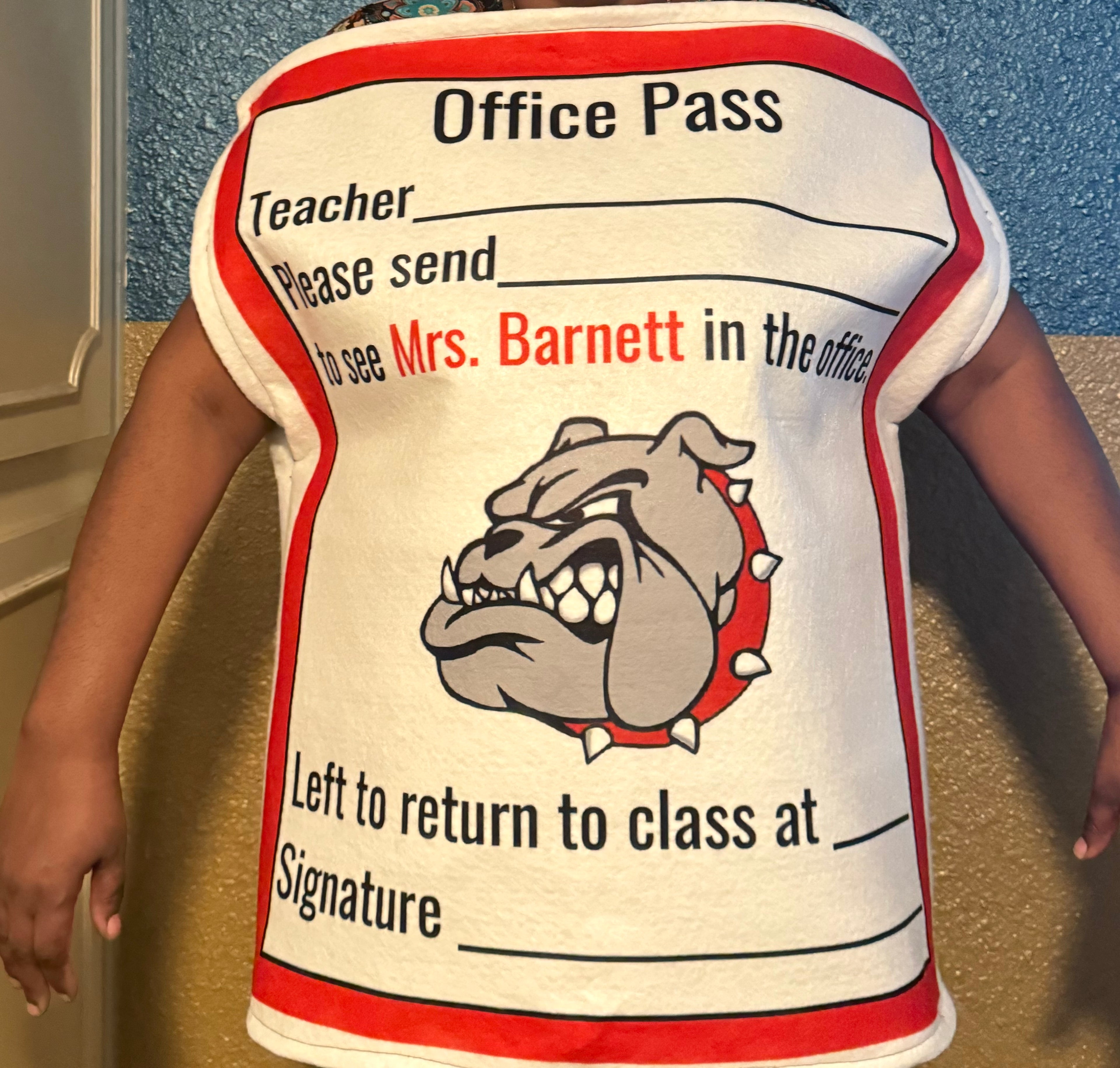 Office Hall Pass Costume