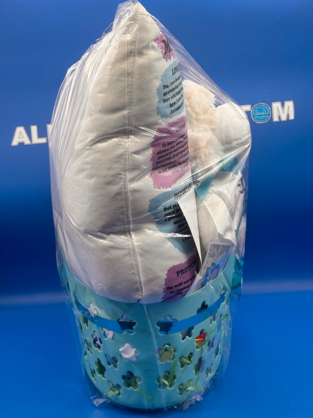 Easter Basket with My First Affirmation Pillow (Religious)