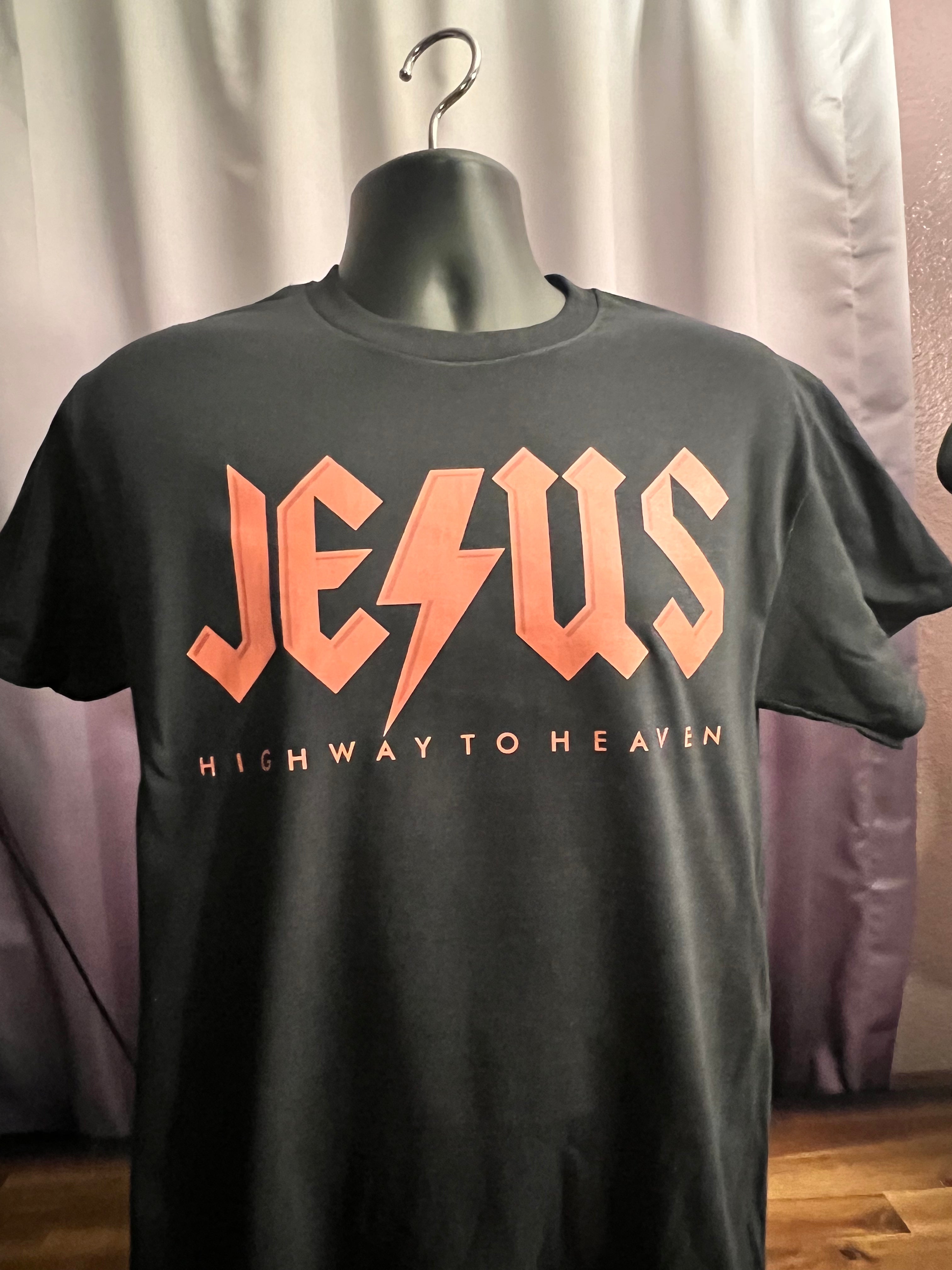 T-shirt with Jesus Highway to Heaven Design