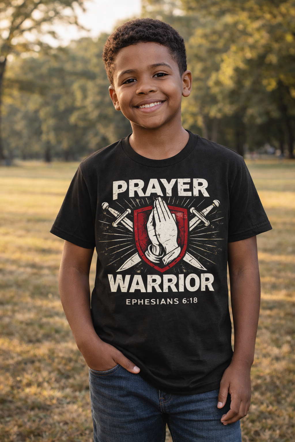 Prayer Warrior – Ephesians 6:18 Tee