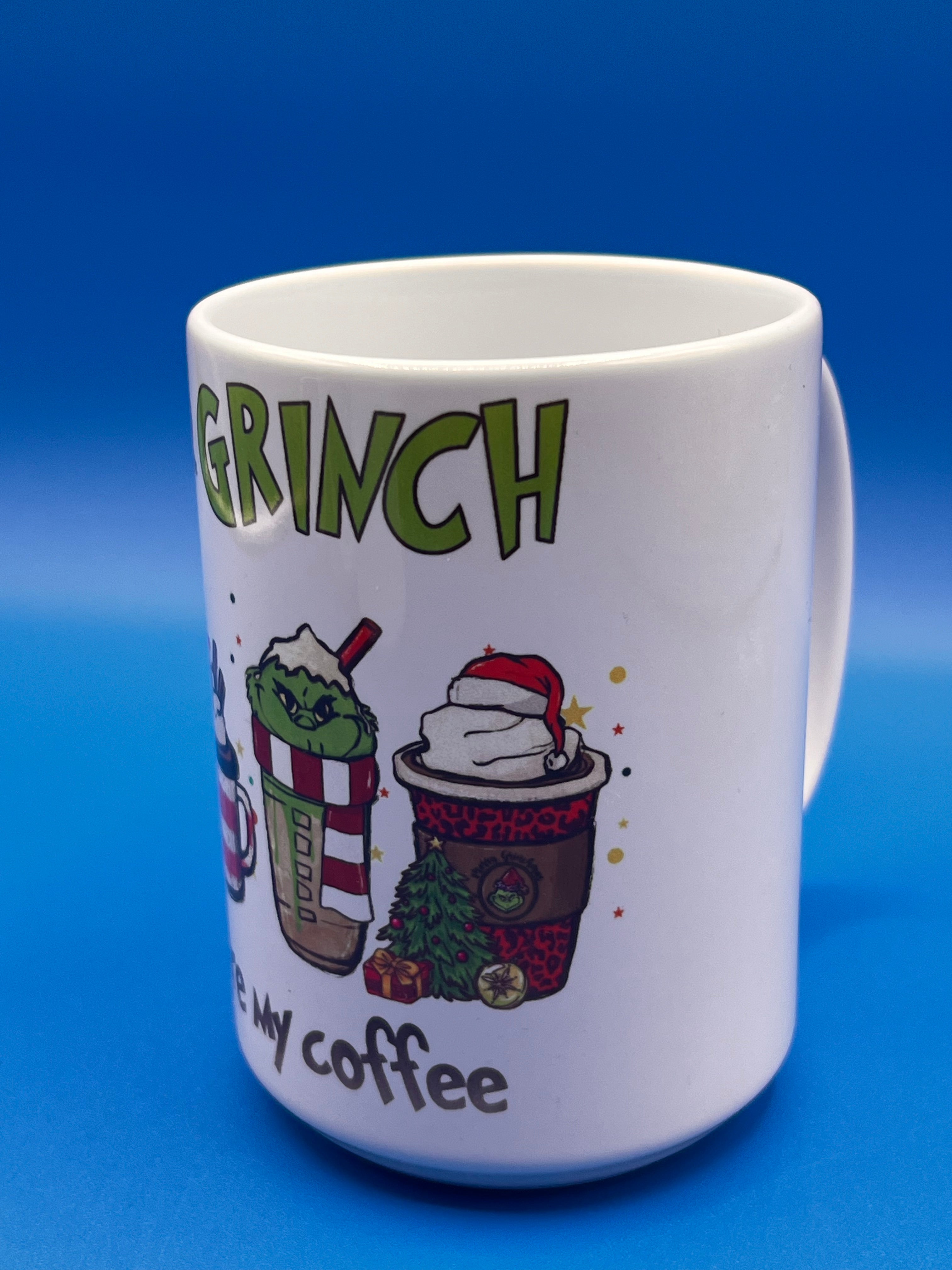 “I’m a Grinch Before My Coffee” Christmas Mug