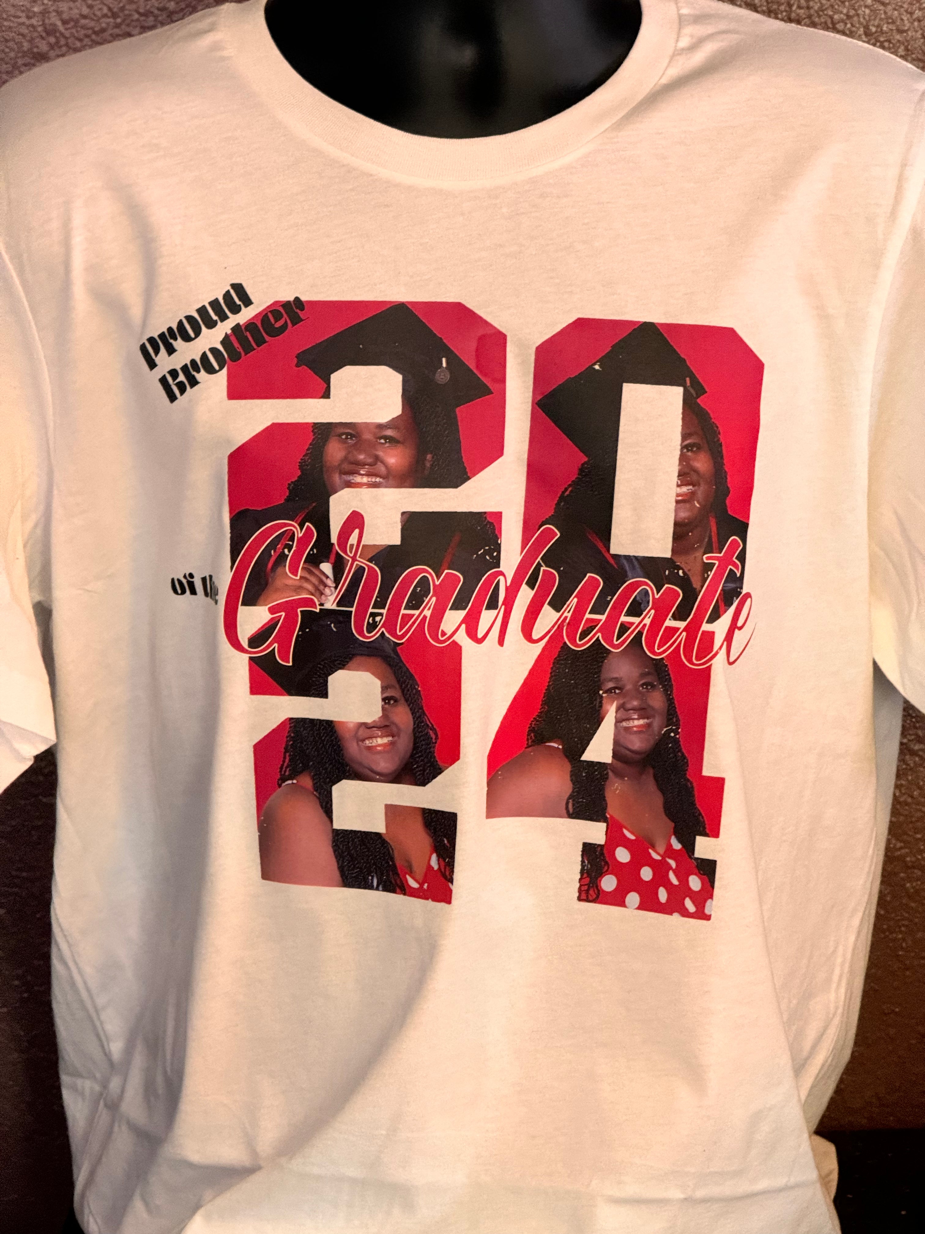 T-Shirt with 2023 Photo Graduation Graphic Design