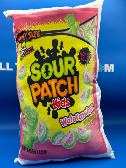 Watermelon Sour Patch Kids Pillow