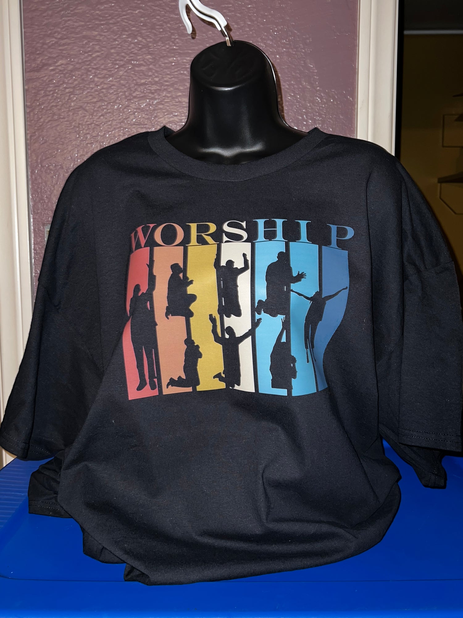 T-shirt with WORSHIP Design