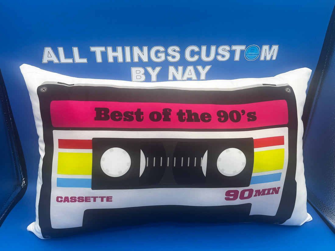 Cassette Tape Pillow
