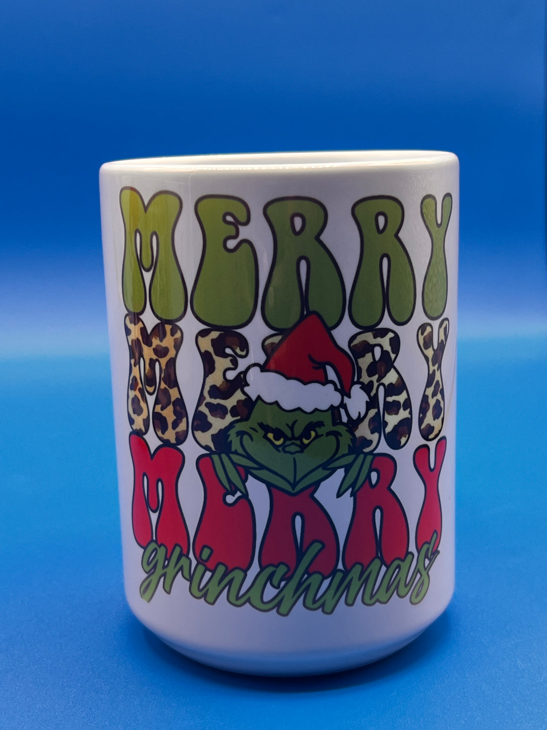 “Merry Merry Merry Grinchmas” Mug