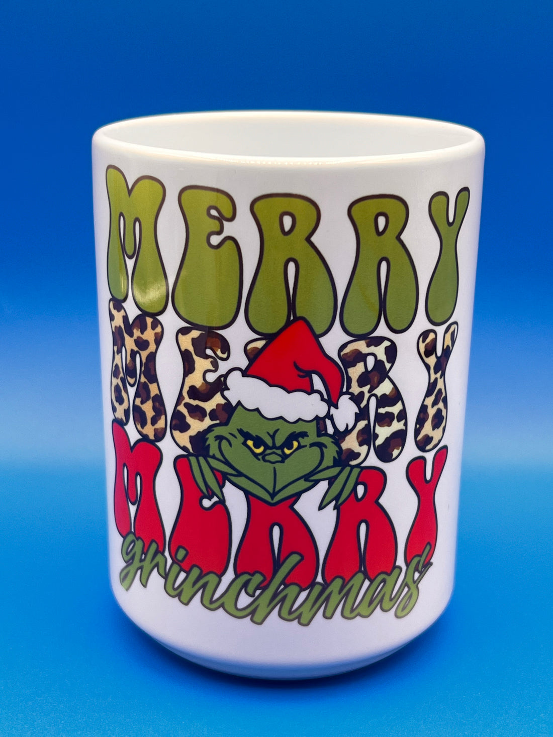 “Merry Merry Merry Grinchmas” Mug