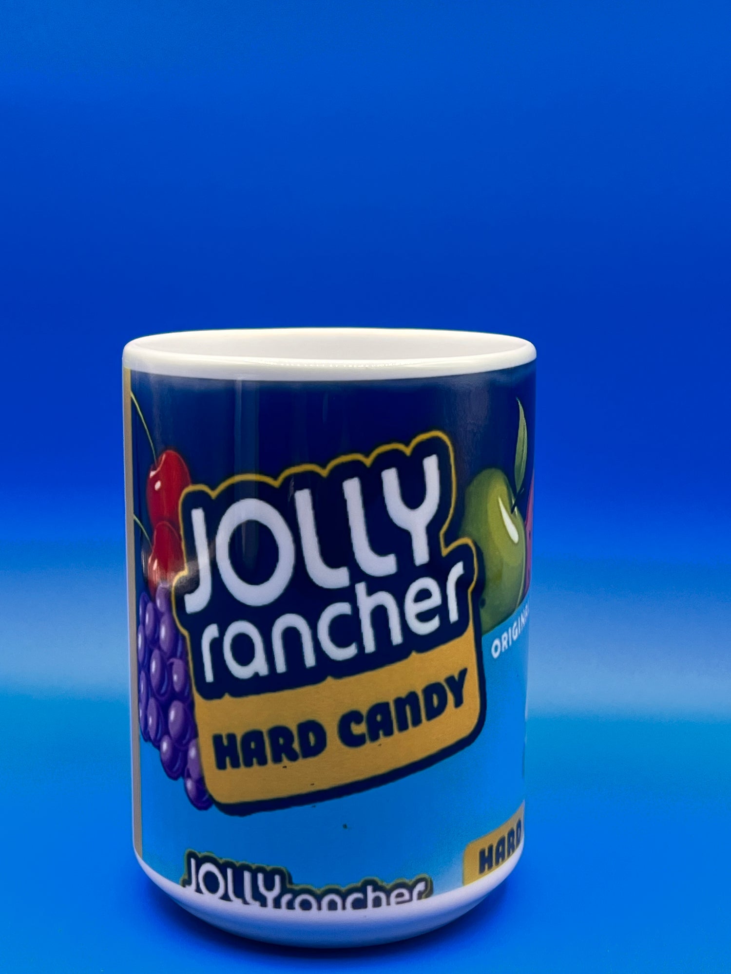 Mug with Jolly Ranchers Graphic