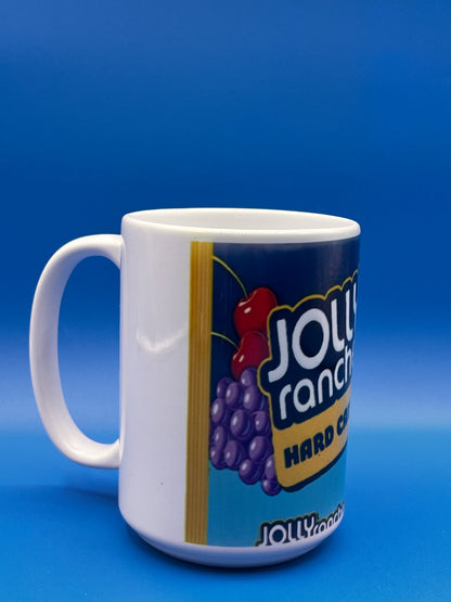 Mug with Jolly Ranchers Graphic