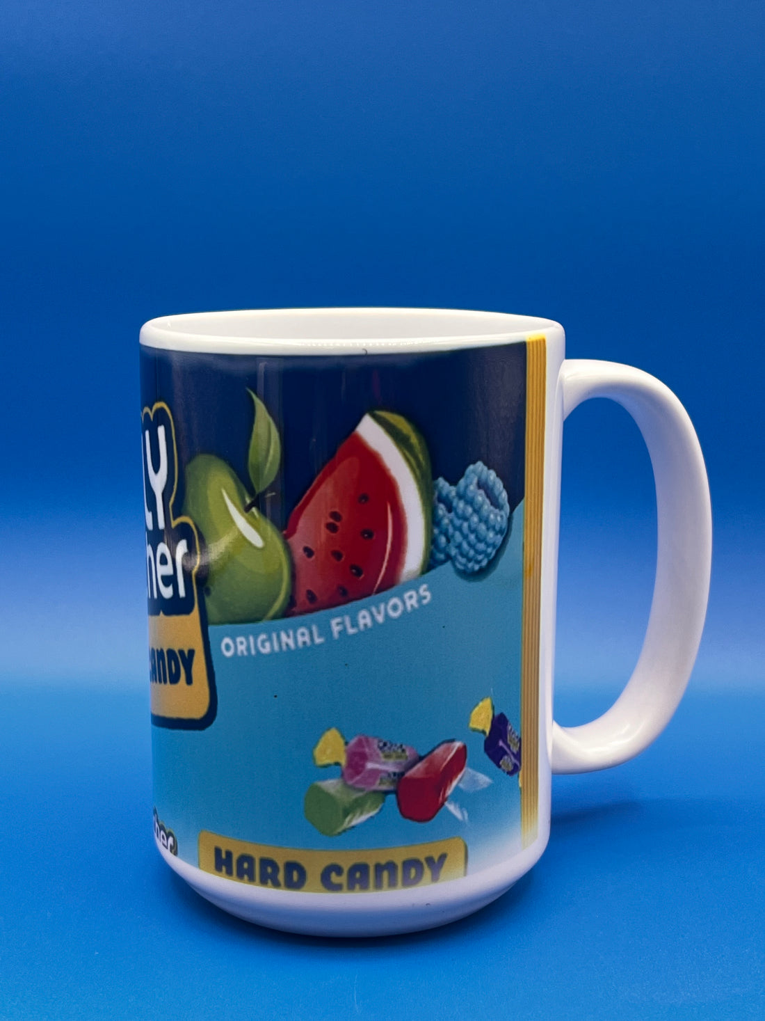 Mug with Jolly Ranchers Graphic
