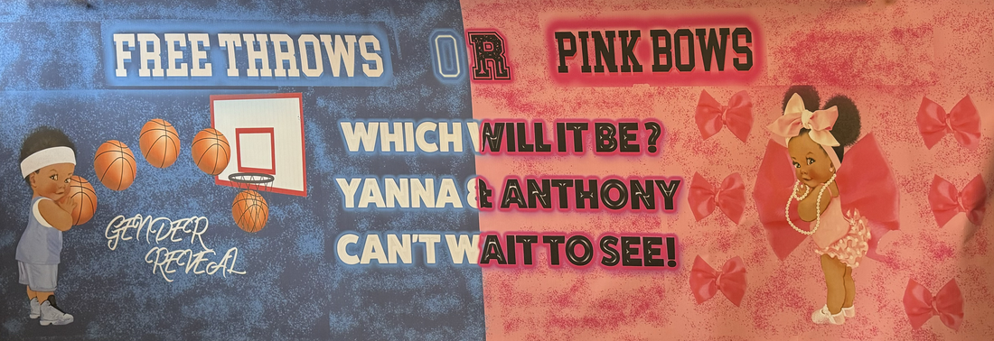 Gender Reveal Banner