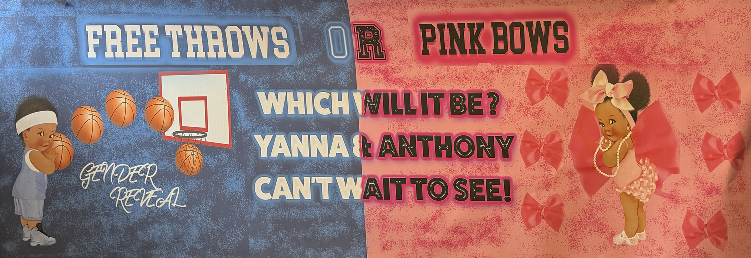 Gender Reveal Banner