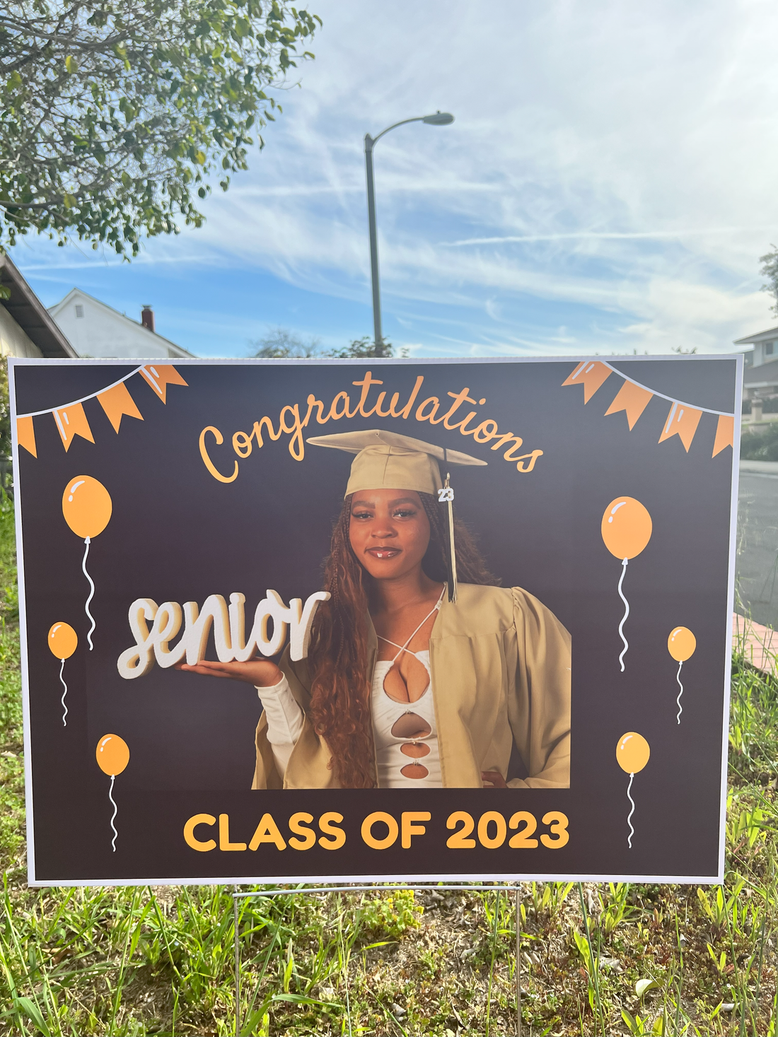 Graduation Yard Sign