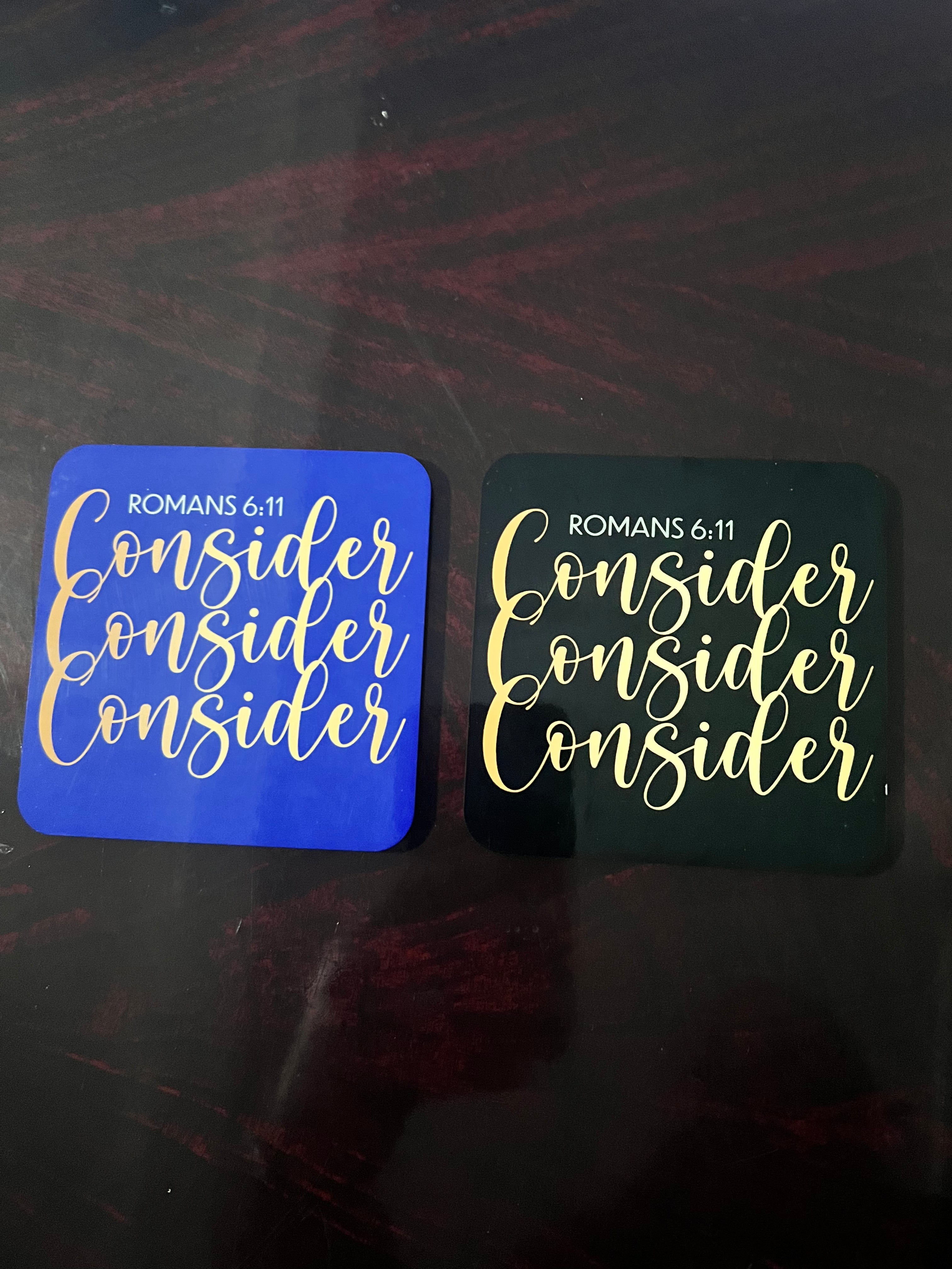 Custom Coasters (Square with rounded corners)