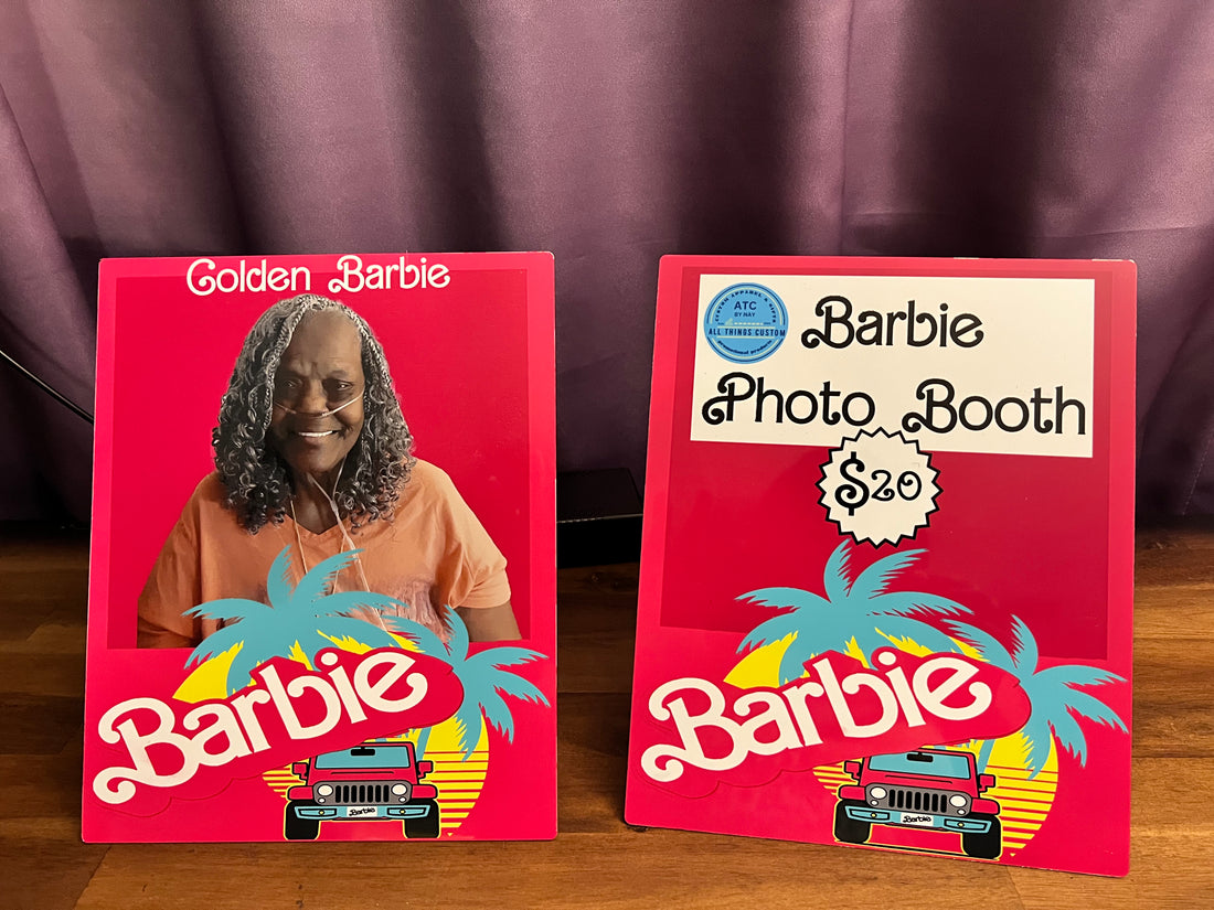 Barbie Photo Booth Frame