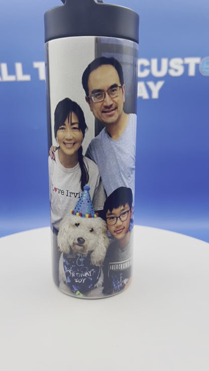 Custom Photo Water bottle 20 oz.