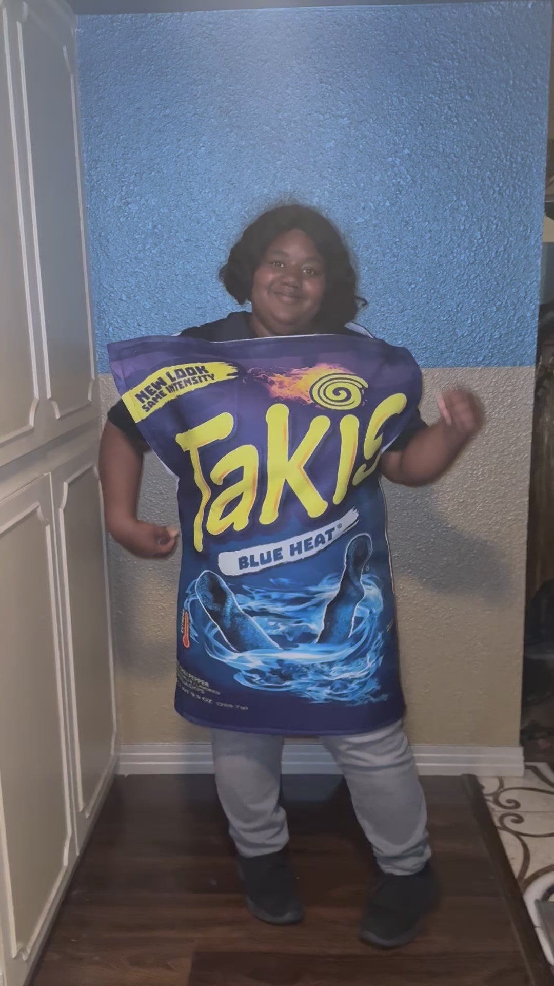 Blue Heat Takis Costume One size Fits Most Adults