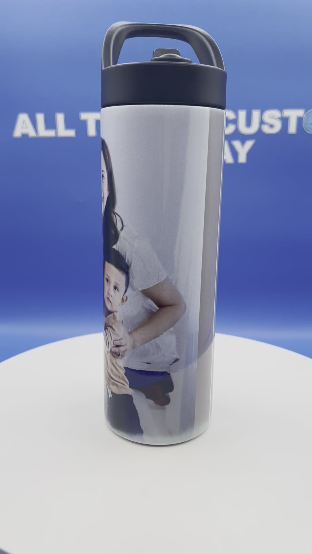 Custom Photo Water bottle 20 oz.