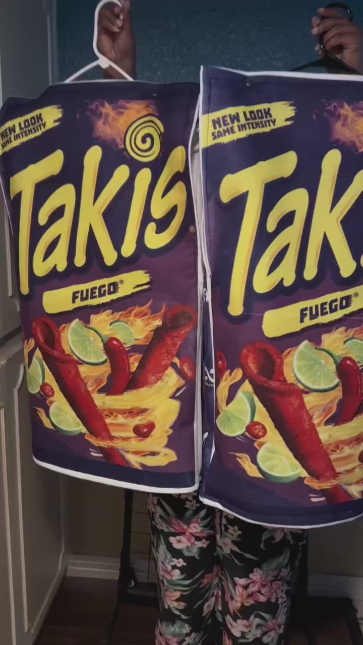 Takis fuego Costume One size Fits Most Adults