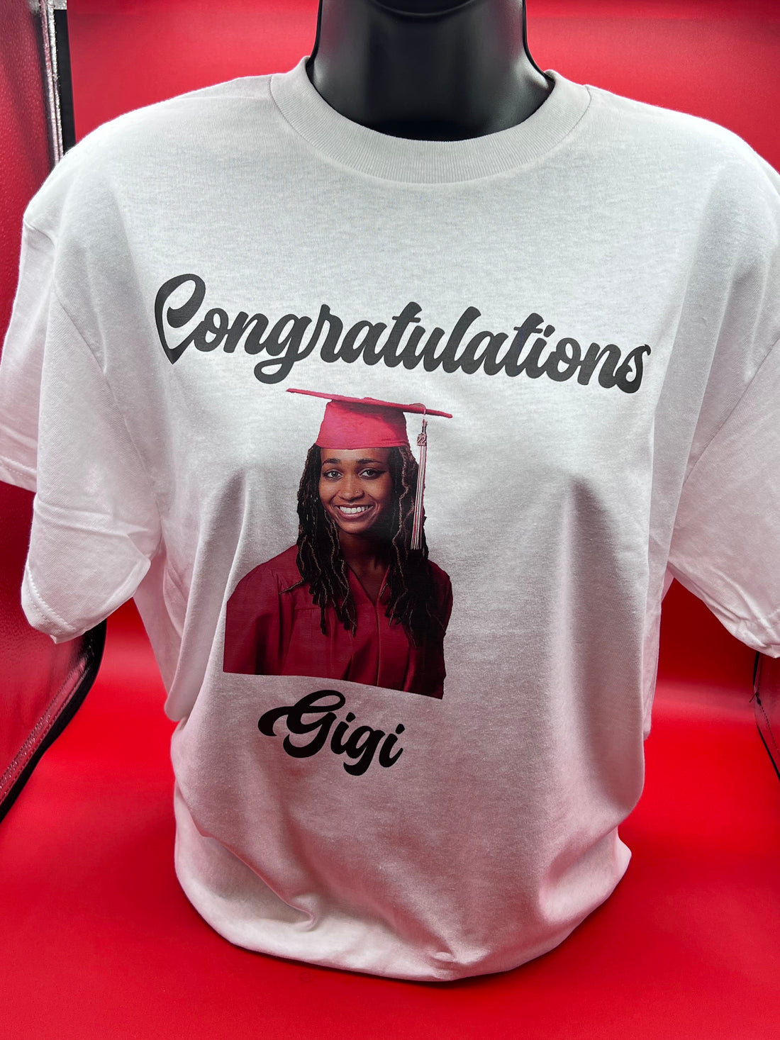 T-Shirt with Graduation Graphic Design