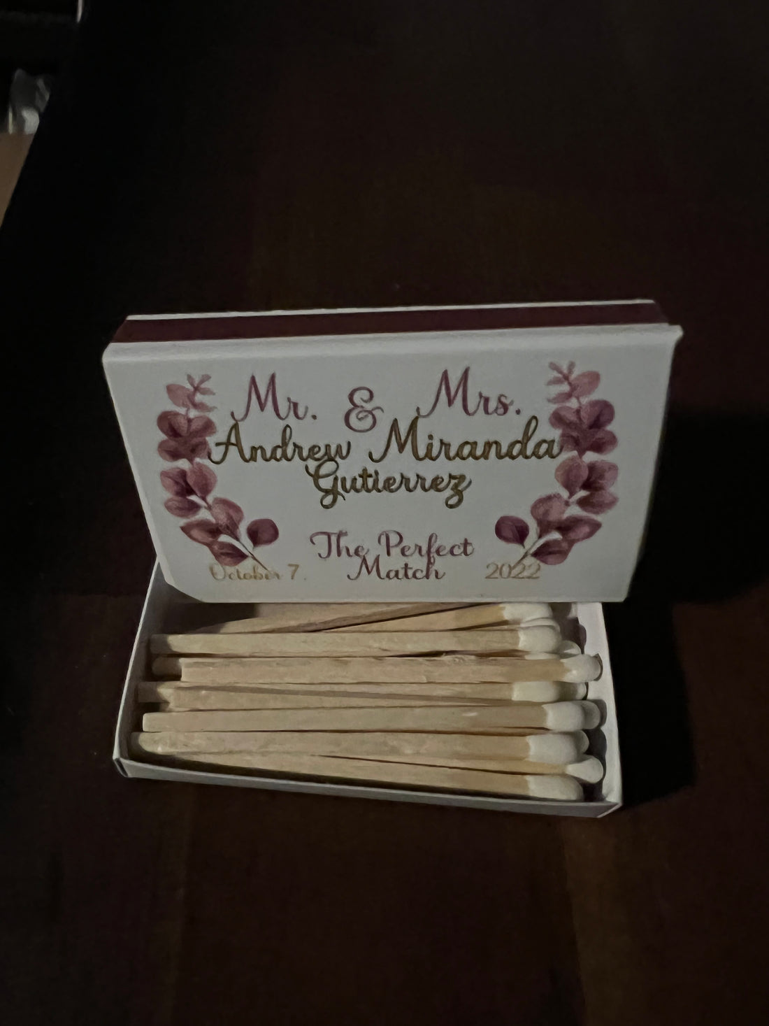 Matchbox with Wooden Matches