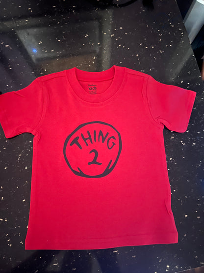 T-Shirt with Thing 1 and/or Thing 2 Graphic Design