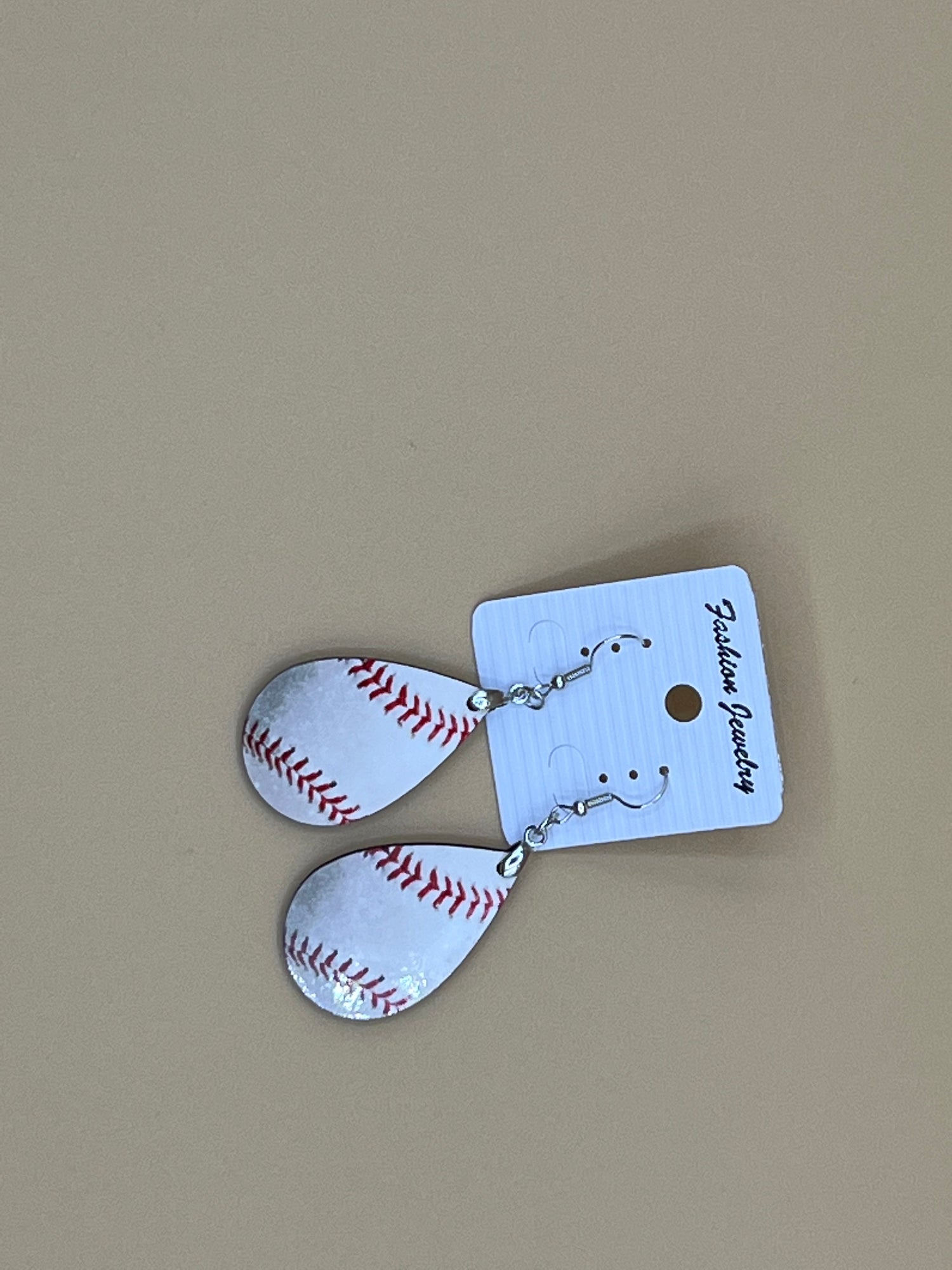 Baseball Teardrop Earrings